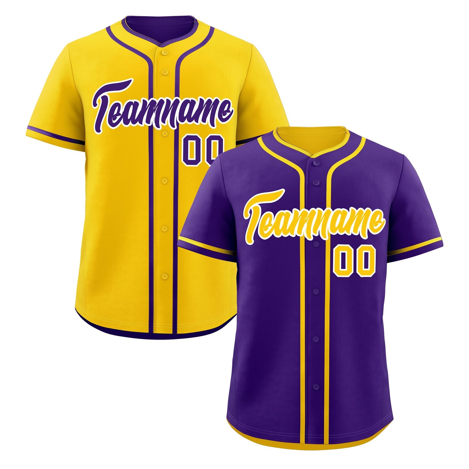 Custom Gold White Reversible Classic Style Lightweight Baseball Jersey| KXKSHOP