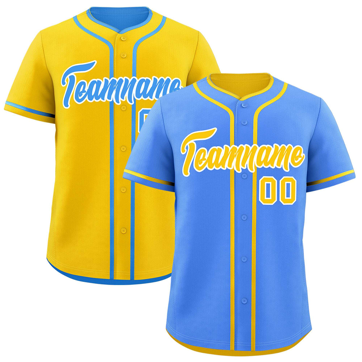 Custom Gold White Reversible Classic Style Lightweight Baseball Jersey| KXKSHOP