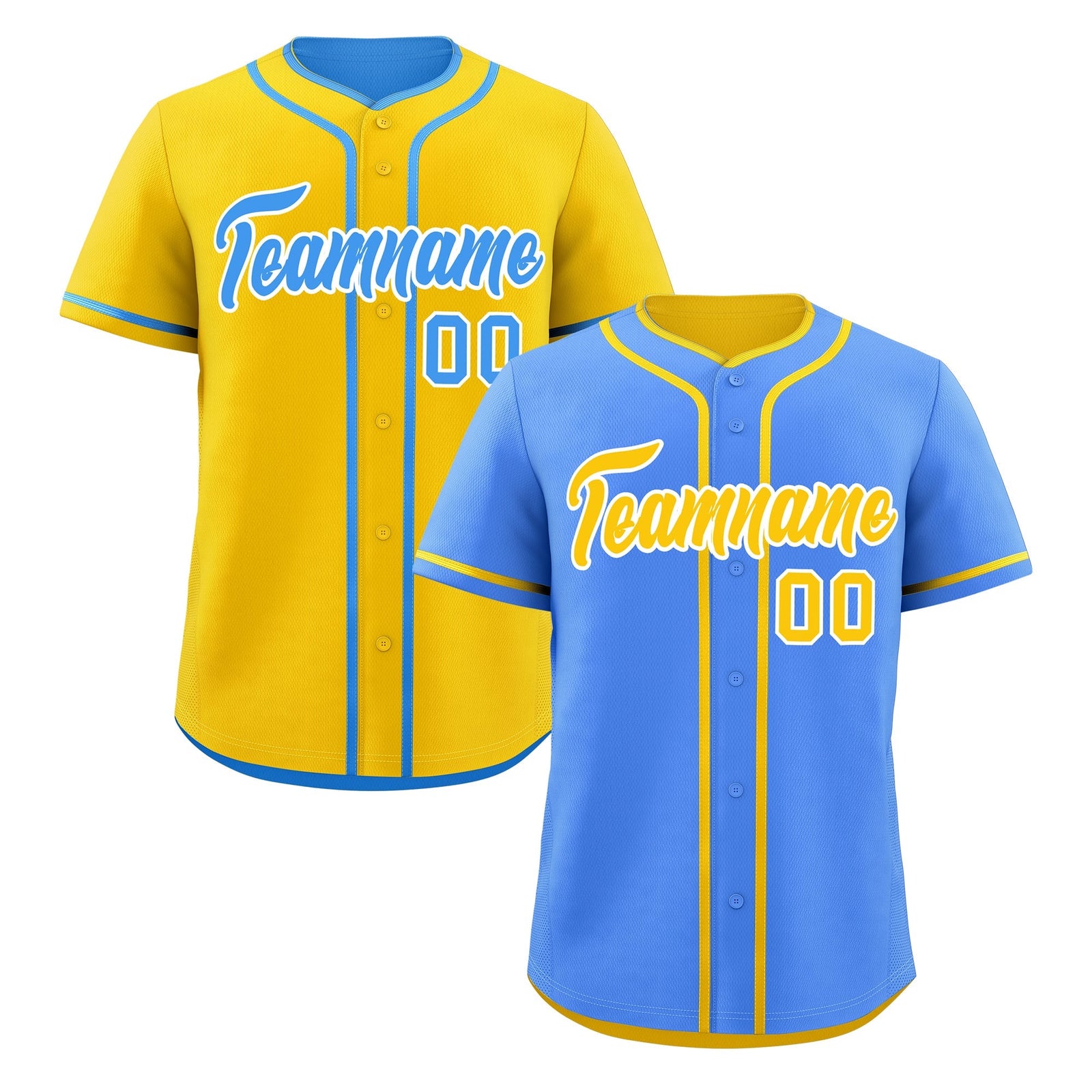 Custom Gold White Reversible Classic Style Lightweight Baseball Jersey| KXKSHOP