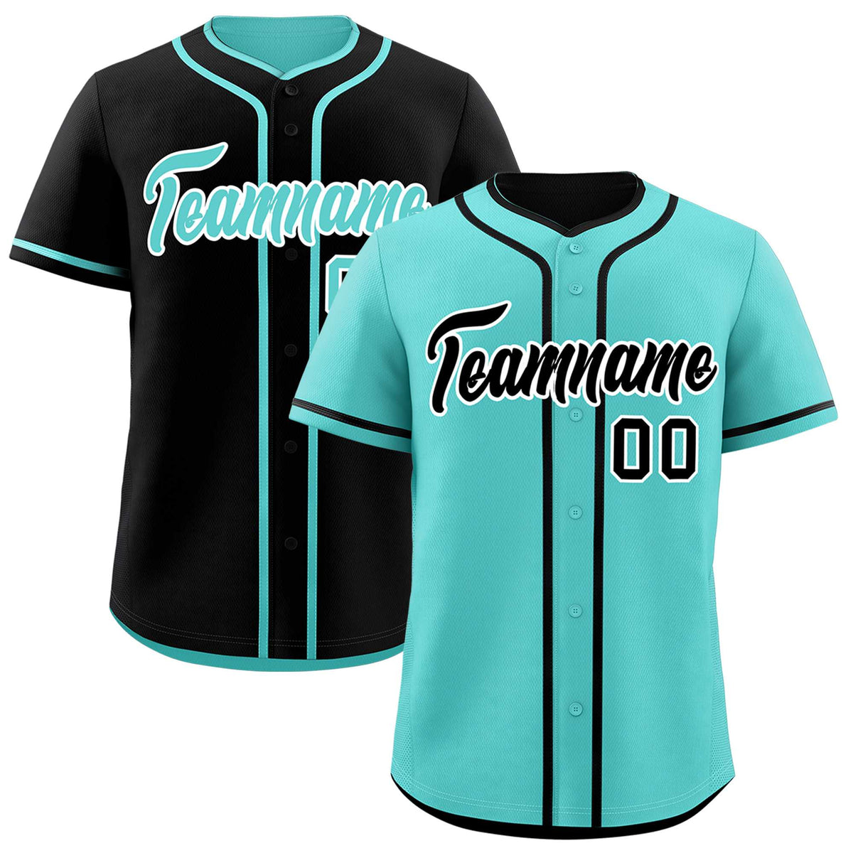 Custom Black White Reversible Classic Style Lightweight Baseball Jersey| KXKSHOP
