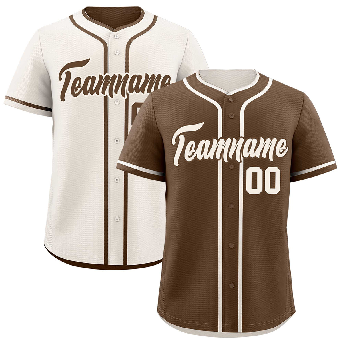 Custom Cream Reversible Classic Style Lightweight Baseball Jersey| KXKSHOP