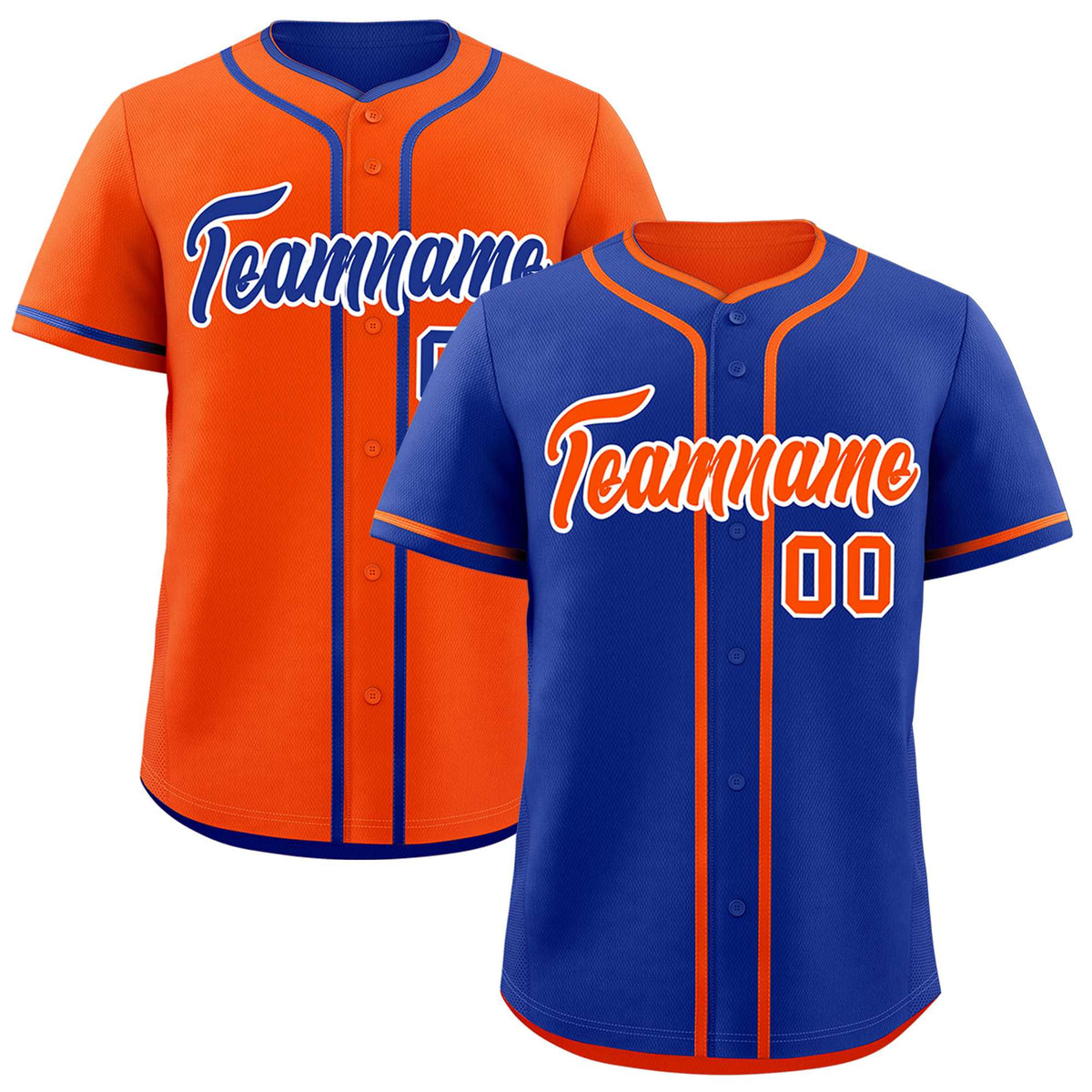 Custom Orange White Reversible Classic Style Lightweight Baseball Jersey| KXKSHOP