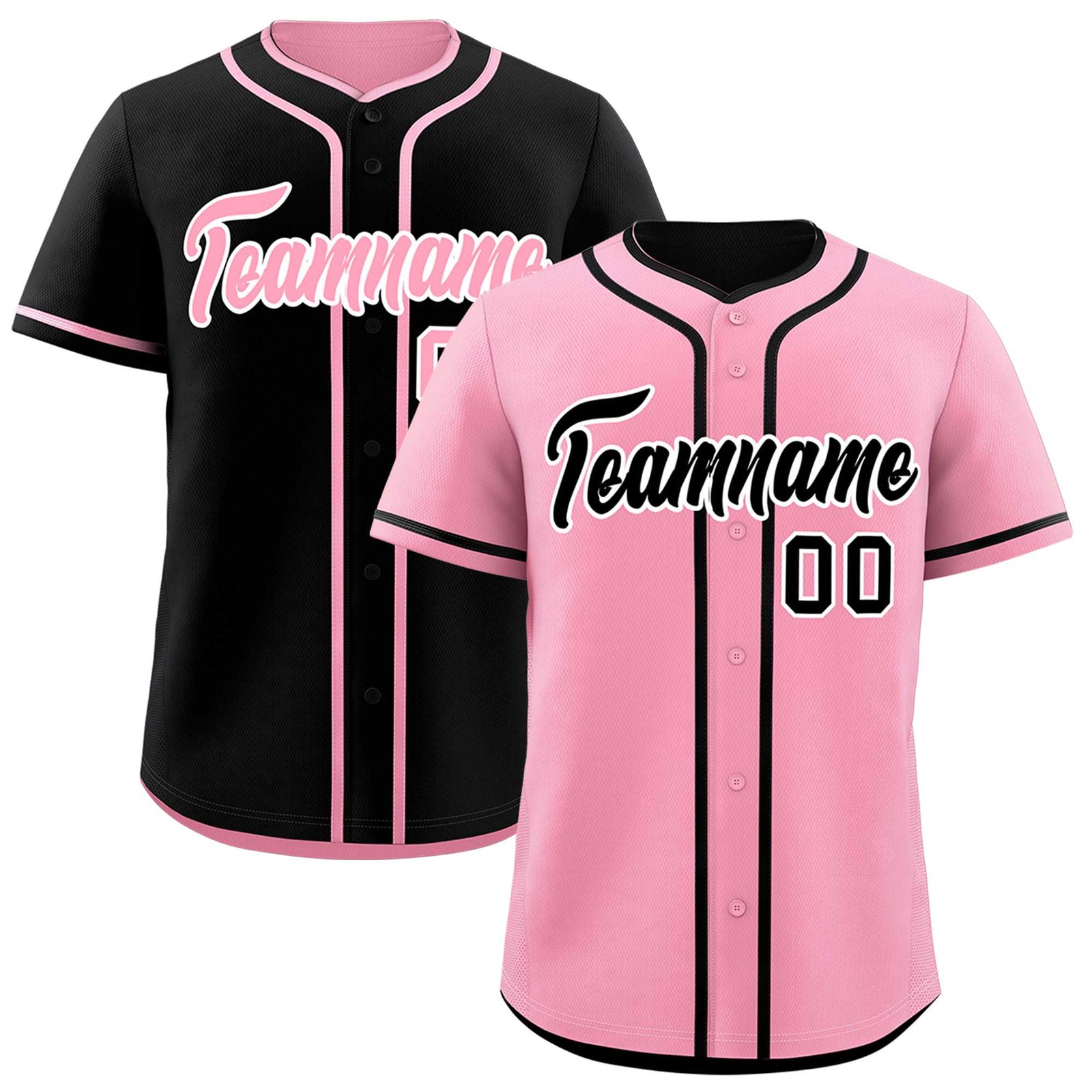 Custom Black White Reversible Classic Style Lightweight Baseball Jersey| KXKSHOP