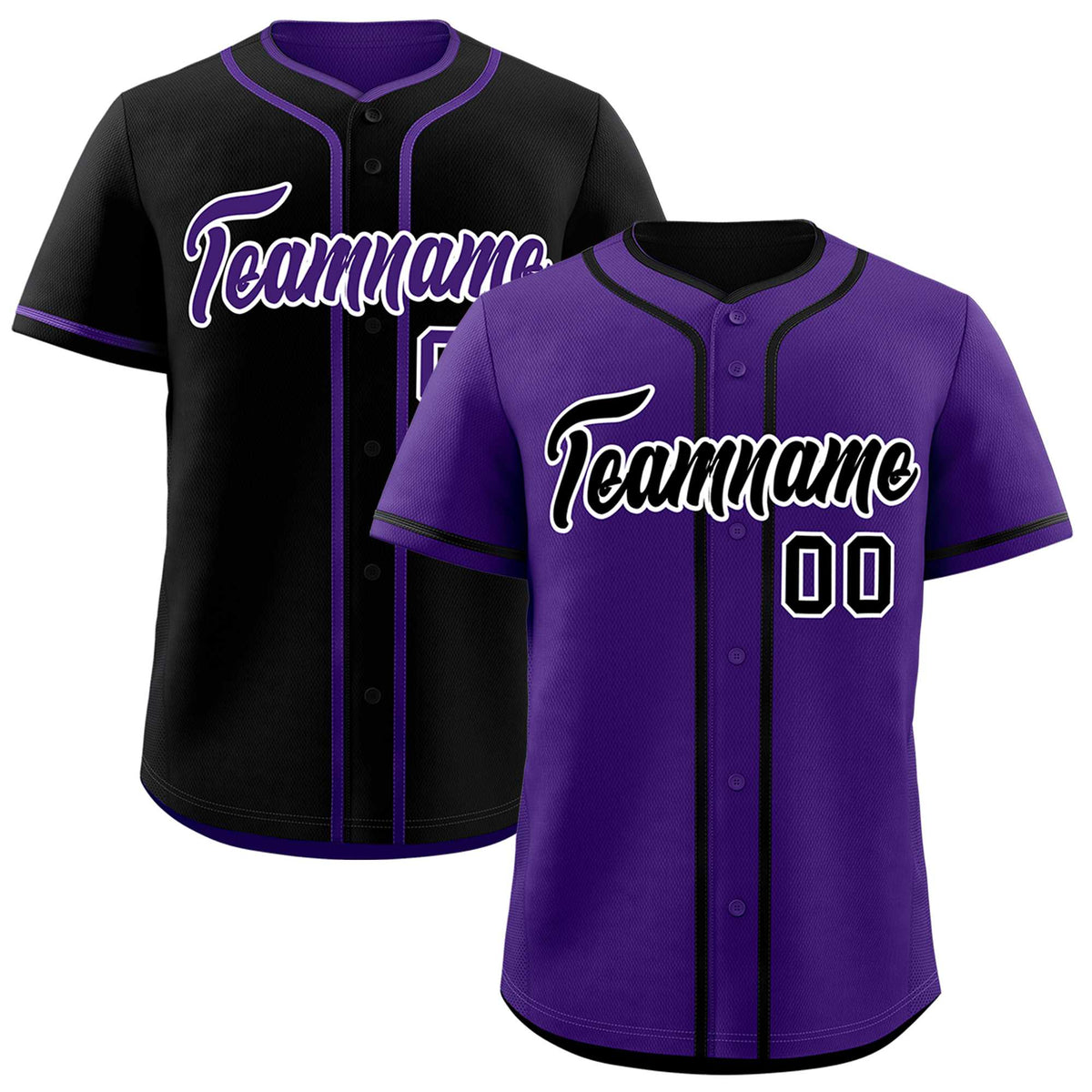 Custom Black White Reversible Classic Style Lightweight Baseball Jersey| KXKSHOP
