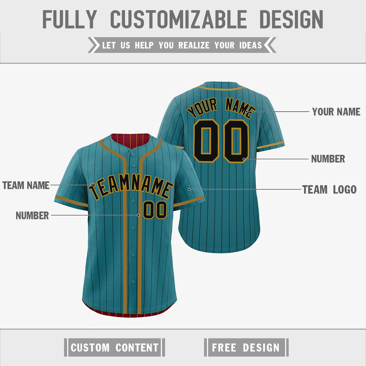 Custom Teal Crimson Reversible Gradient Fashion Breathable Baseball Jersey| KXKSHOP