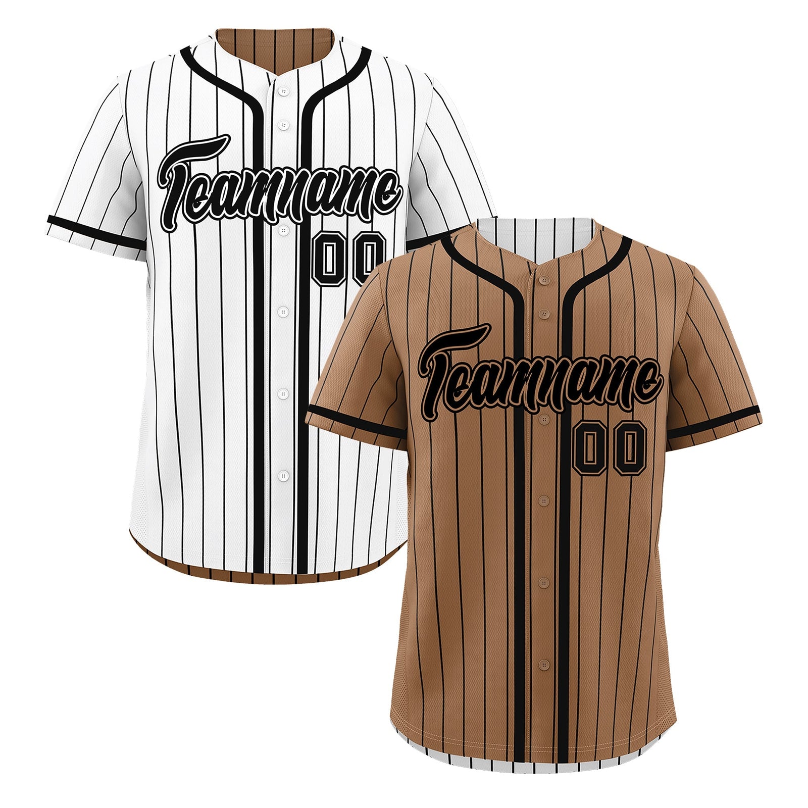 Custom White Black Reversible Gradient Fashion Lightweight Baseball Jersey| KXKSHOP
