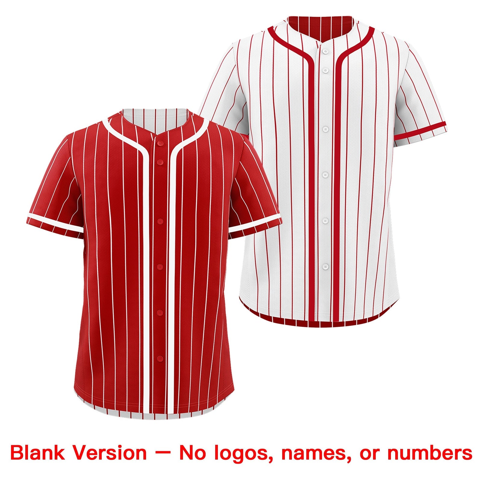 Custom Red White Reversible Gradient Fashion Breathable Baseball Jersey| KXKSHOP