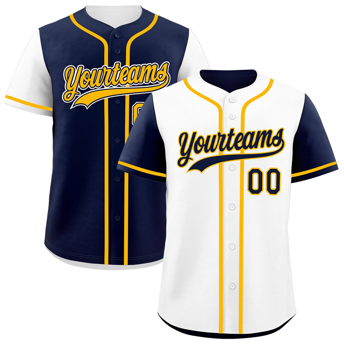 Custom Navy Orange Reversible Raglan Sleeves Baseball Jersey| KXKSHOP