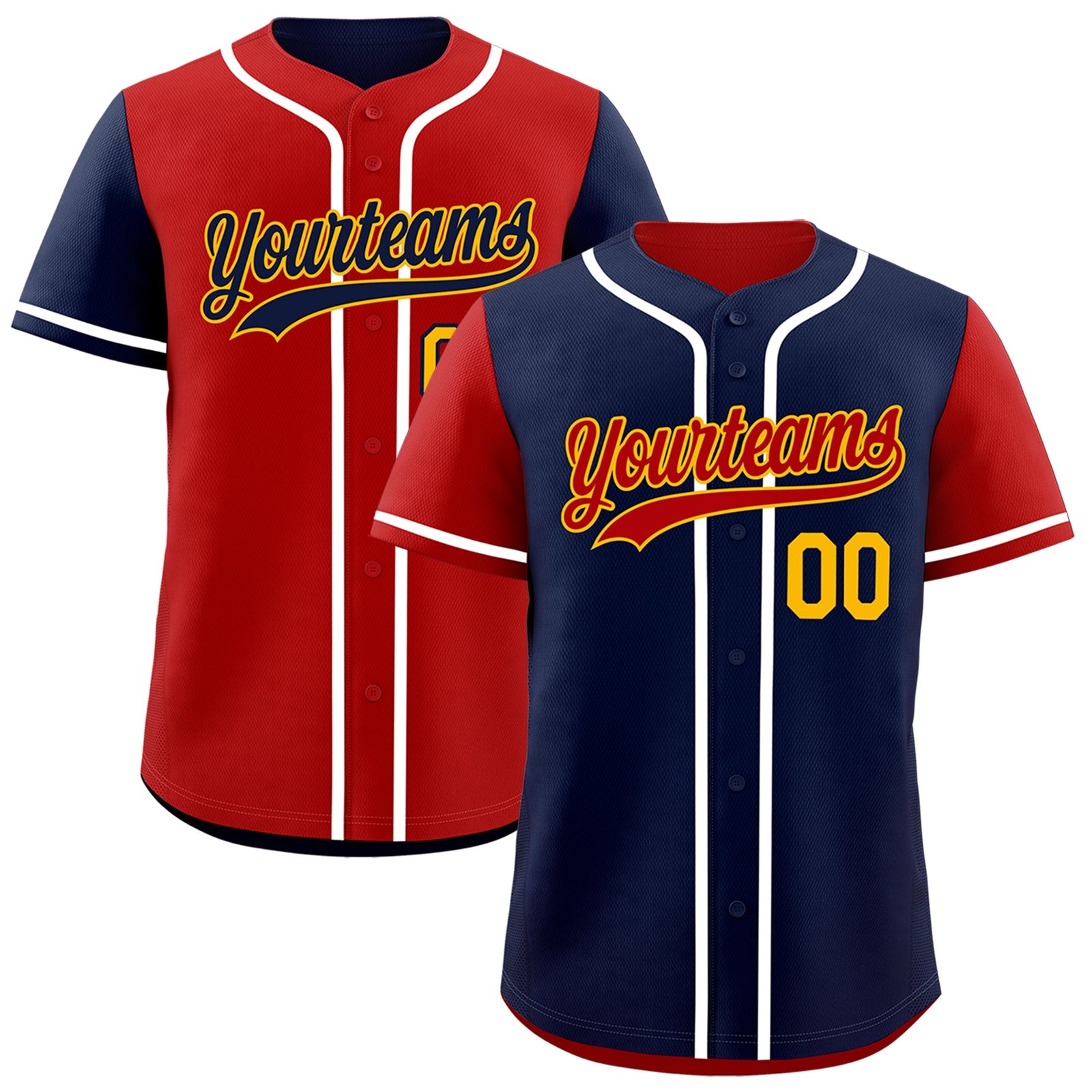 Custom Navy Cream Reversible Raglan Sleeves Baseball Jersey| KXKSHOP
