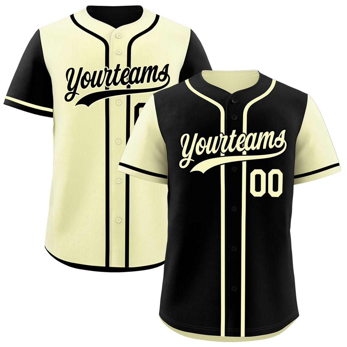 Custom Yellow Purple Reversible Raglan Sleeves Baseball Jersey| KXKSHOP