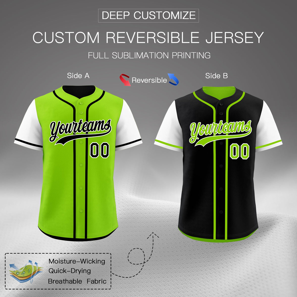 Custom White Pink Reversible Raglan Sleeves Baseball Jersey| KXKSHOP