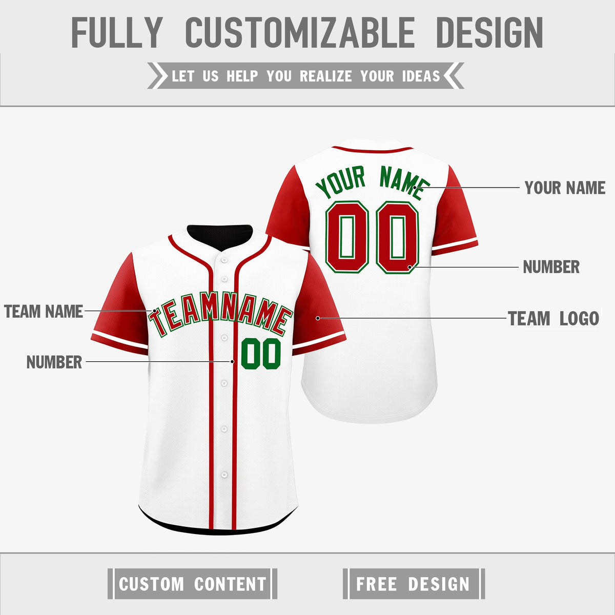 Custom Black White Reversible Raglan Sleeves Baseball Jersey| KXKSHOP