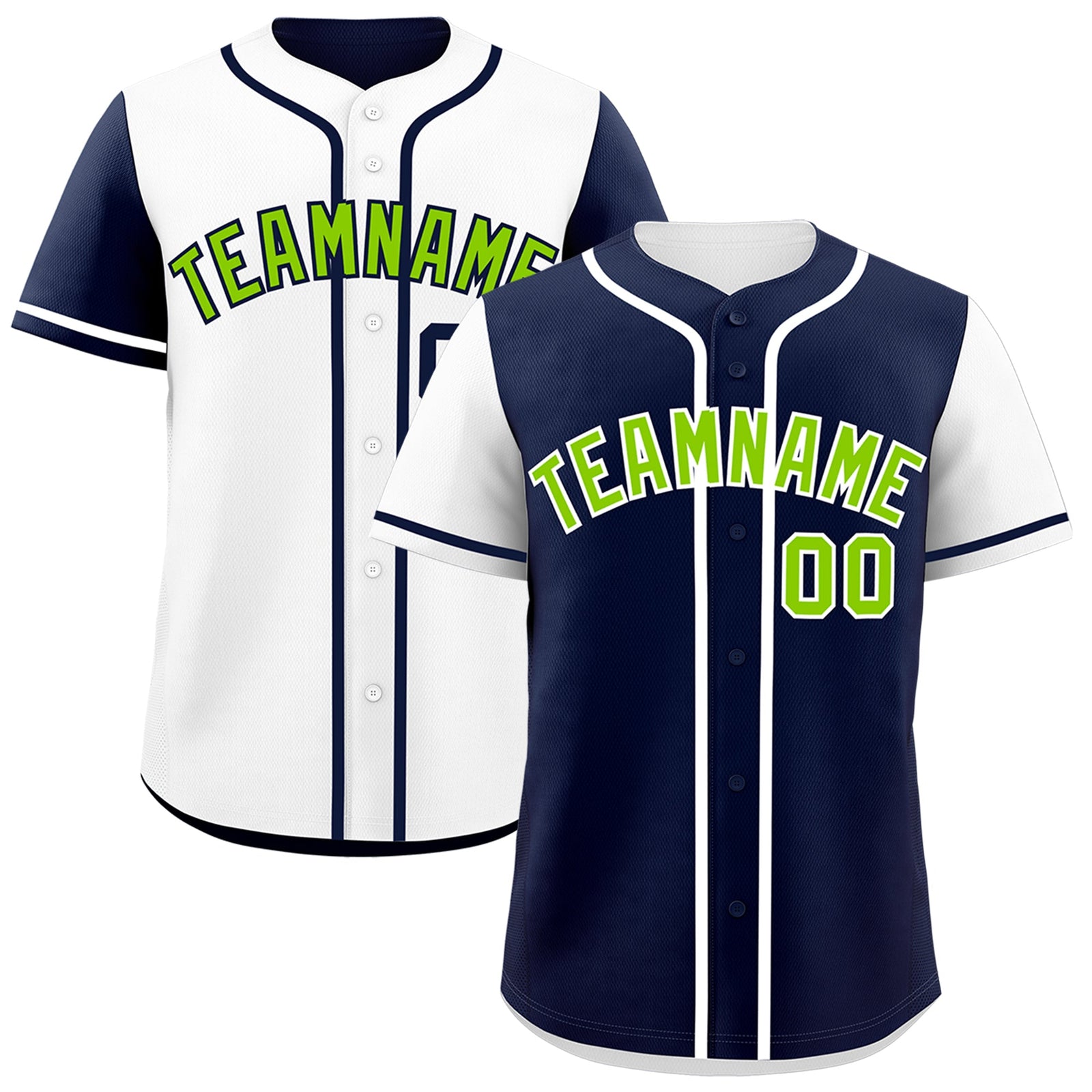 Custom White Navy Reversible Raglan Sleeves Baseball Jersey| KXKSHOP