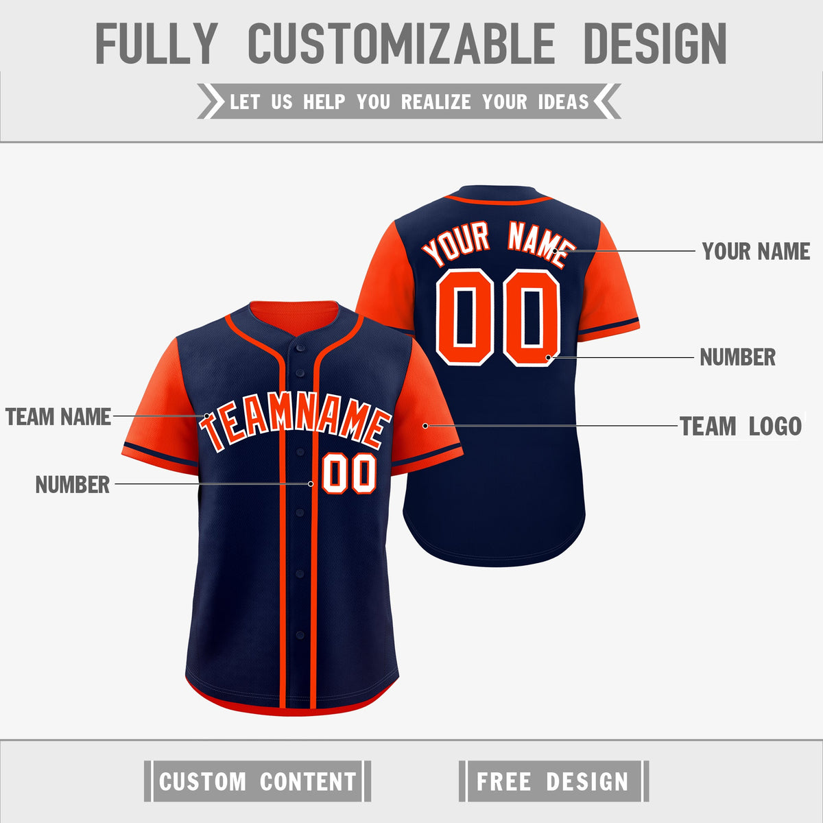Custom Yellow Royal Blue White Reversible Raglan Sleeves Baseball Jersey| KXKSHOP