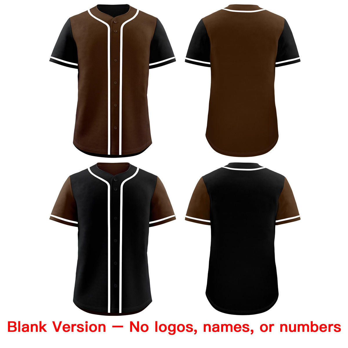 Custom Brown White Yellow Reversible Raglan Sleeves Baseball Jersey| KXKSHOP