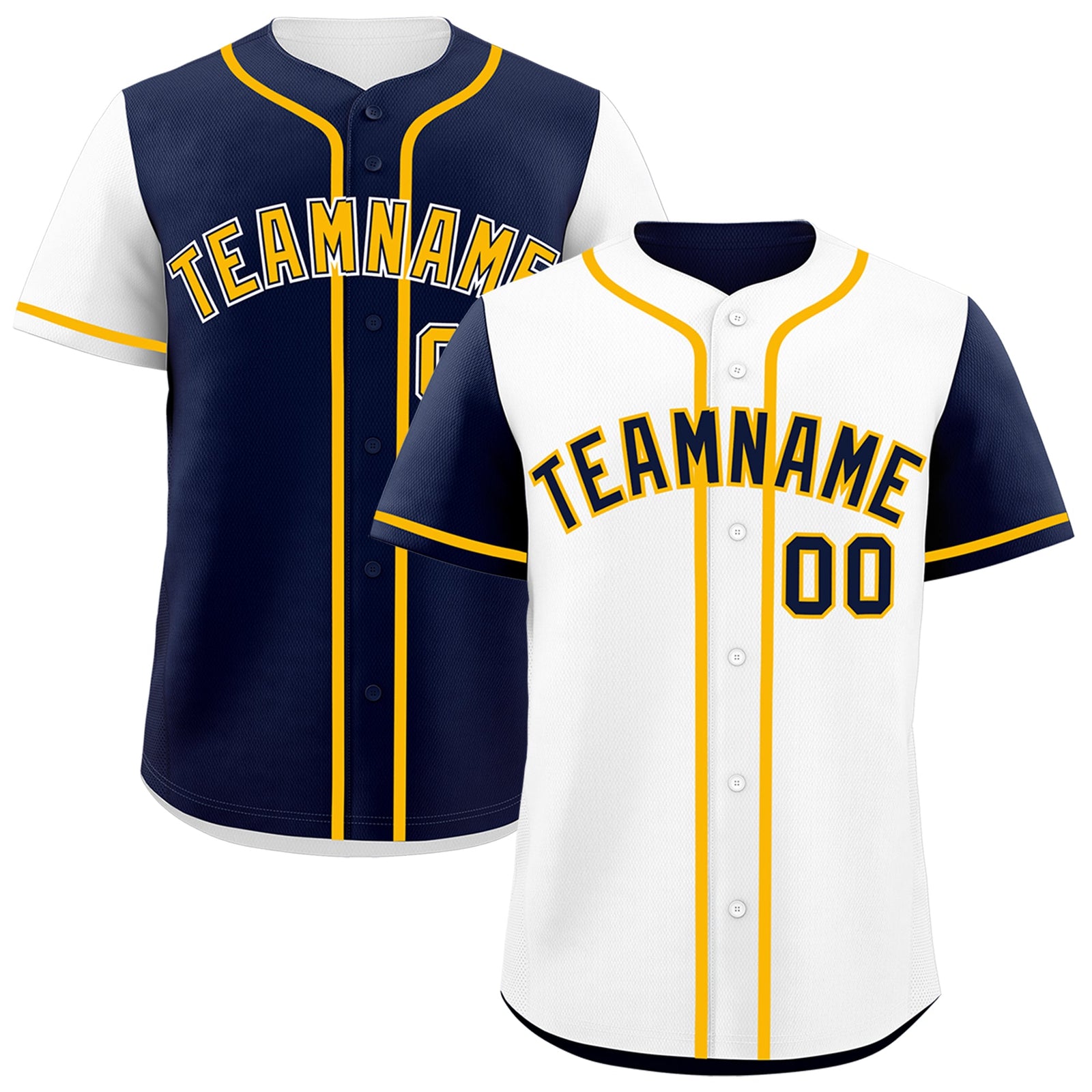 Custom Navy Orange Reversible Raglan Sleeves Baseball Jersey| KXKSHOP