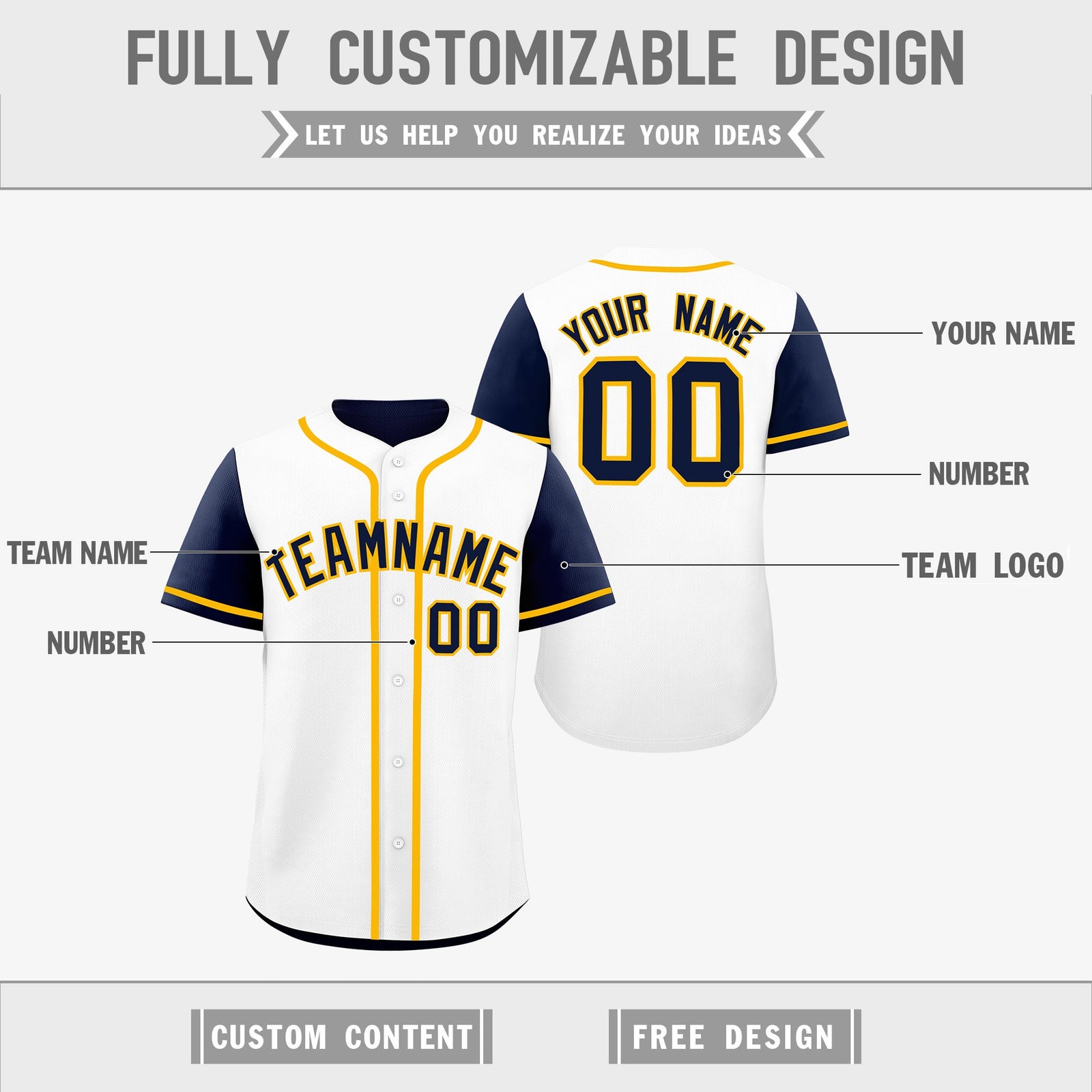 Custom Navy Orange Reversible Raglan Sleeves Baseball Jersey| KXKSHOP