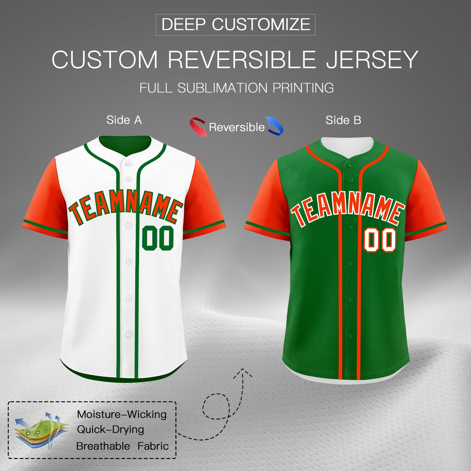 Custom Neon Green Black Reversible Raglan Sleeves Baseball Jersey| KXKSHOP