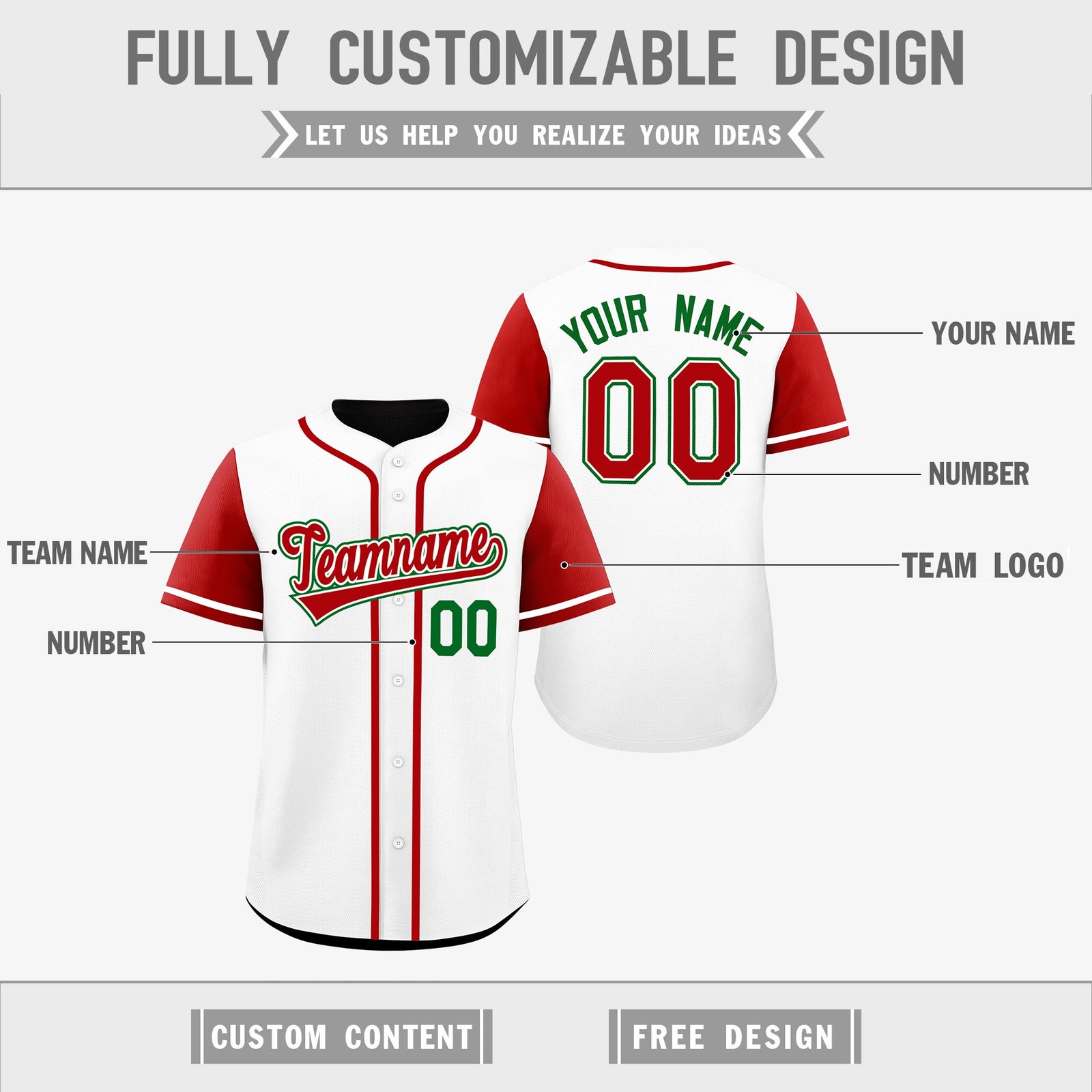 Custom Black White Reversible Raglan Sleeves Baseball Jersey| KXKSHOP
