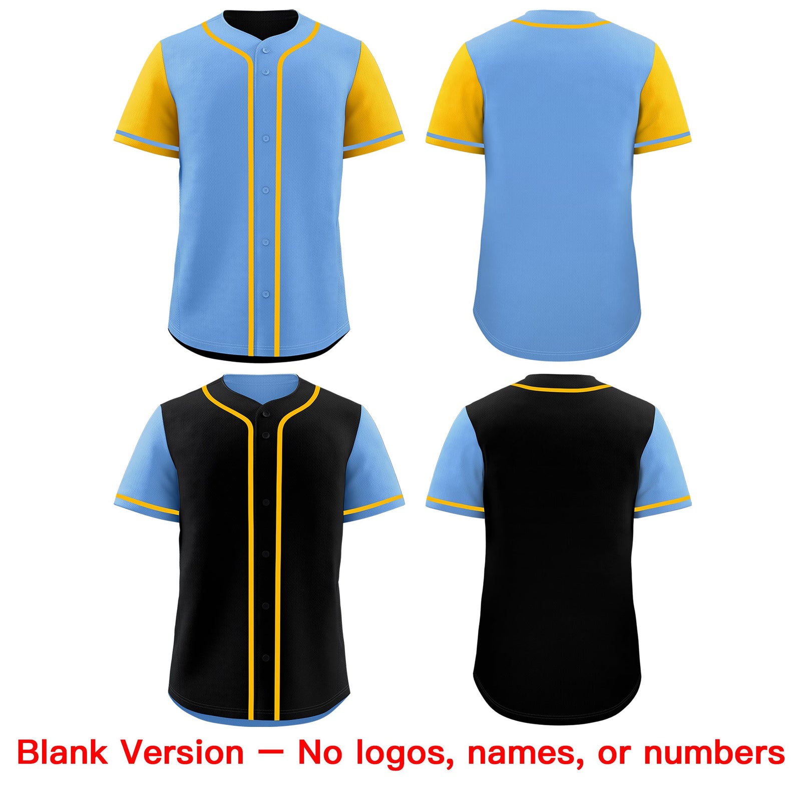 Custom Navy White Light Blue Reversible Raglan Sleeves Baseball Jersey| KXKSHOP