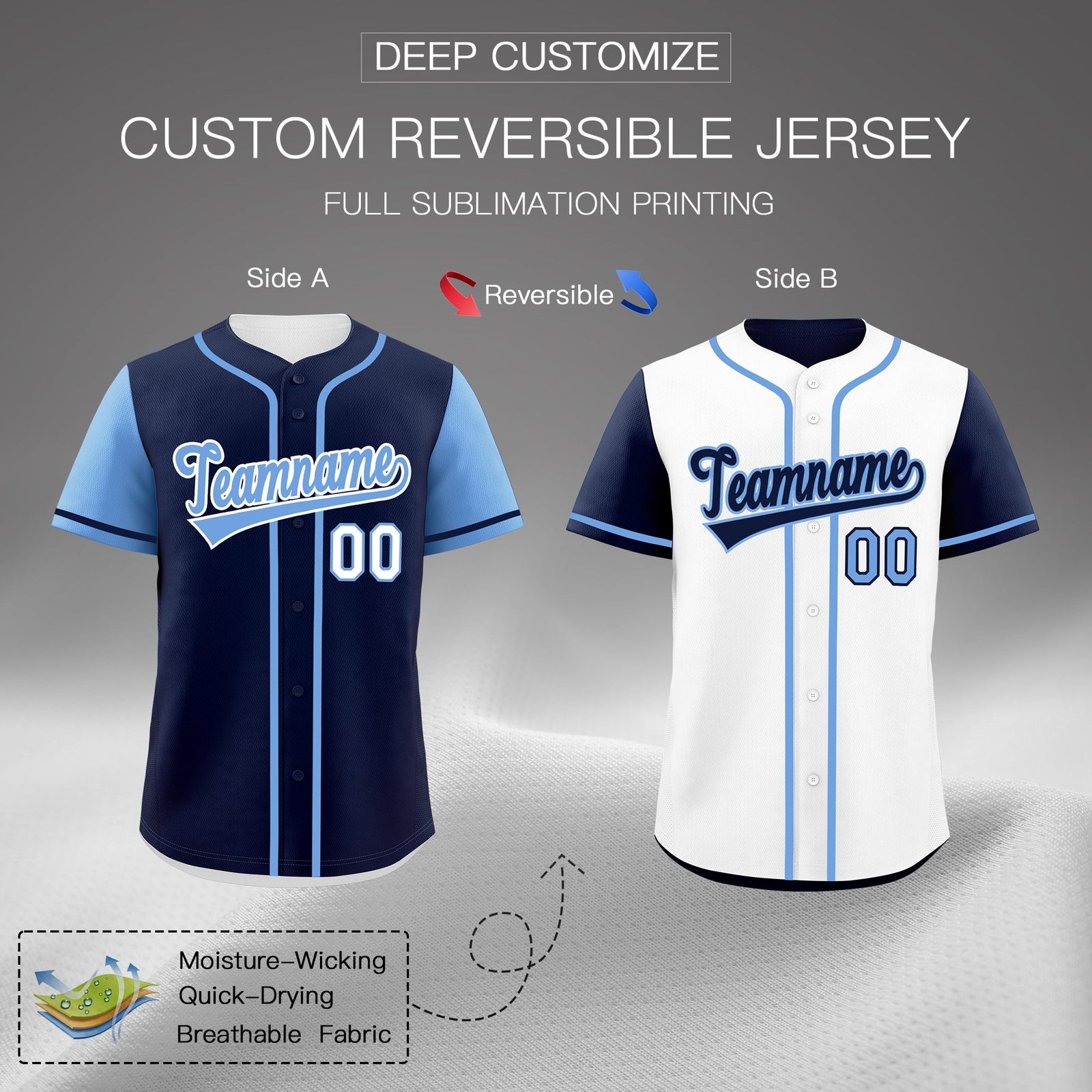 Custom Orange Navy Reversible Raglan Sleeves Baseball Jersey| KXKSHOP