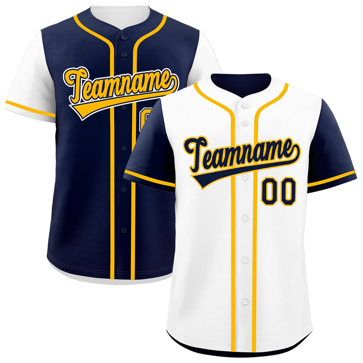 Custom Navy Orange Reversible Raglan Sleeves Baseball Jersey| KXKSHOP