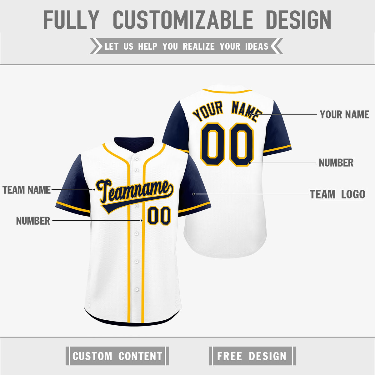 Custom Navy Orange Reversible Raglan Sleeves Baseball Jersey| KXKSHOP