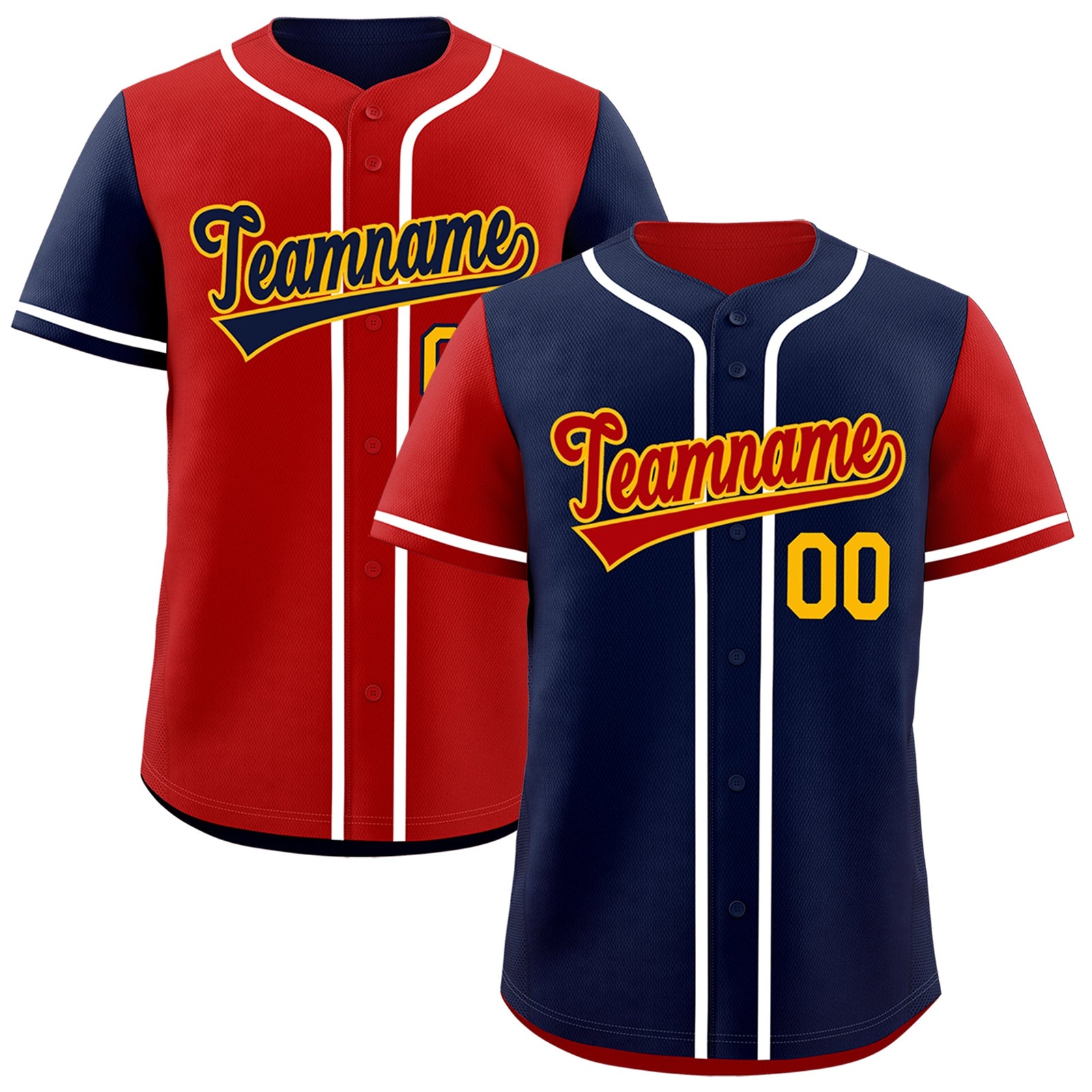 Custom Navy Cream Reversible Raglan Sleeves Baseball Jersey| KXKSHOP