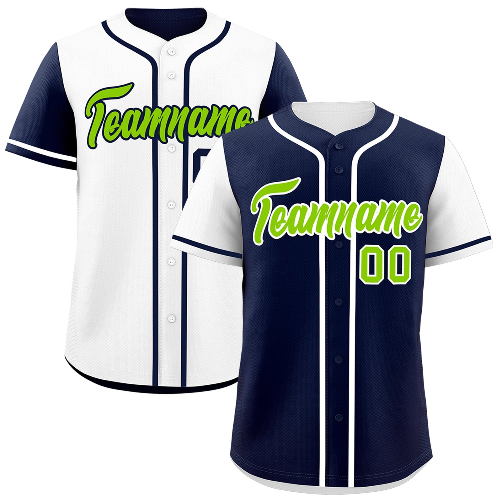 Custom White Navy Reversible Raglan Sleeves Baseball Jersey| KXKSHOP