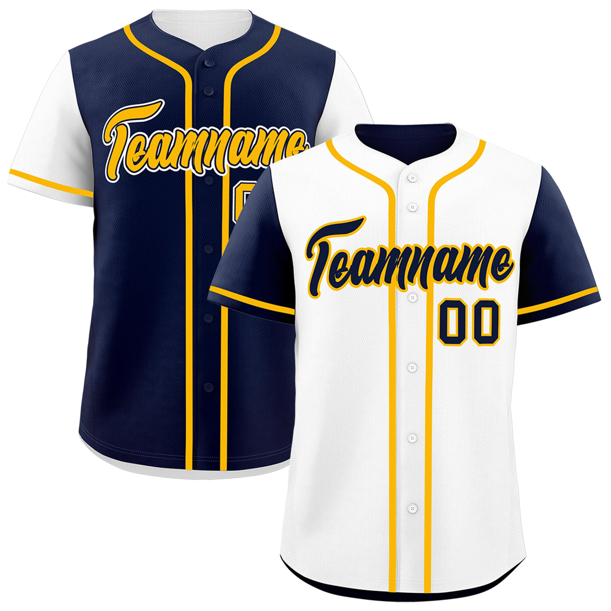 Custom Navy Orange Reversible Raglan Sleeves Baseball Jersey| KXKSHOP