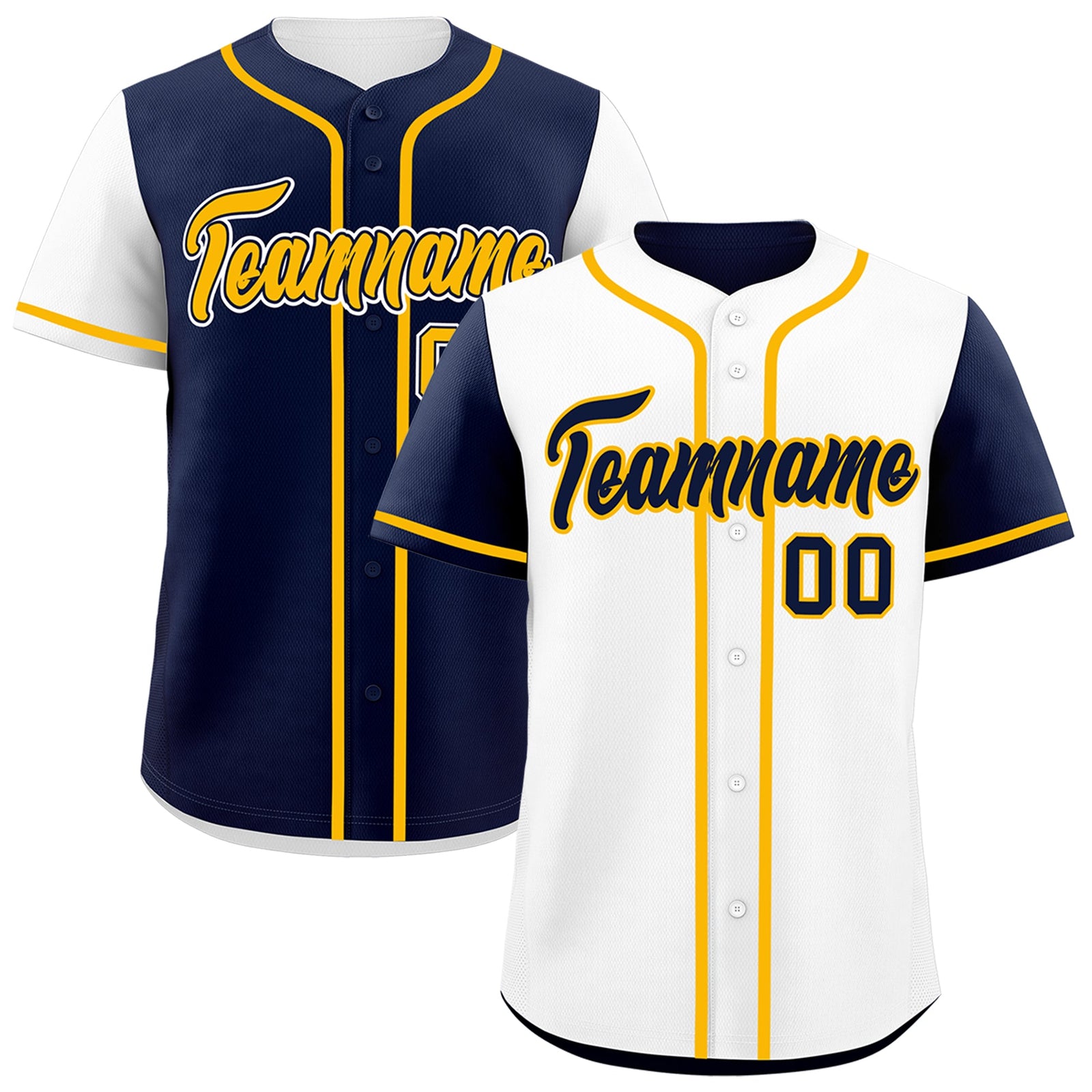 Custom Navy Orange Reversible Raglan Sleeves Baseball Jersey| KXKSHOP