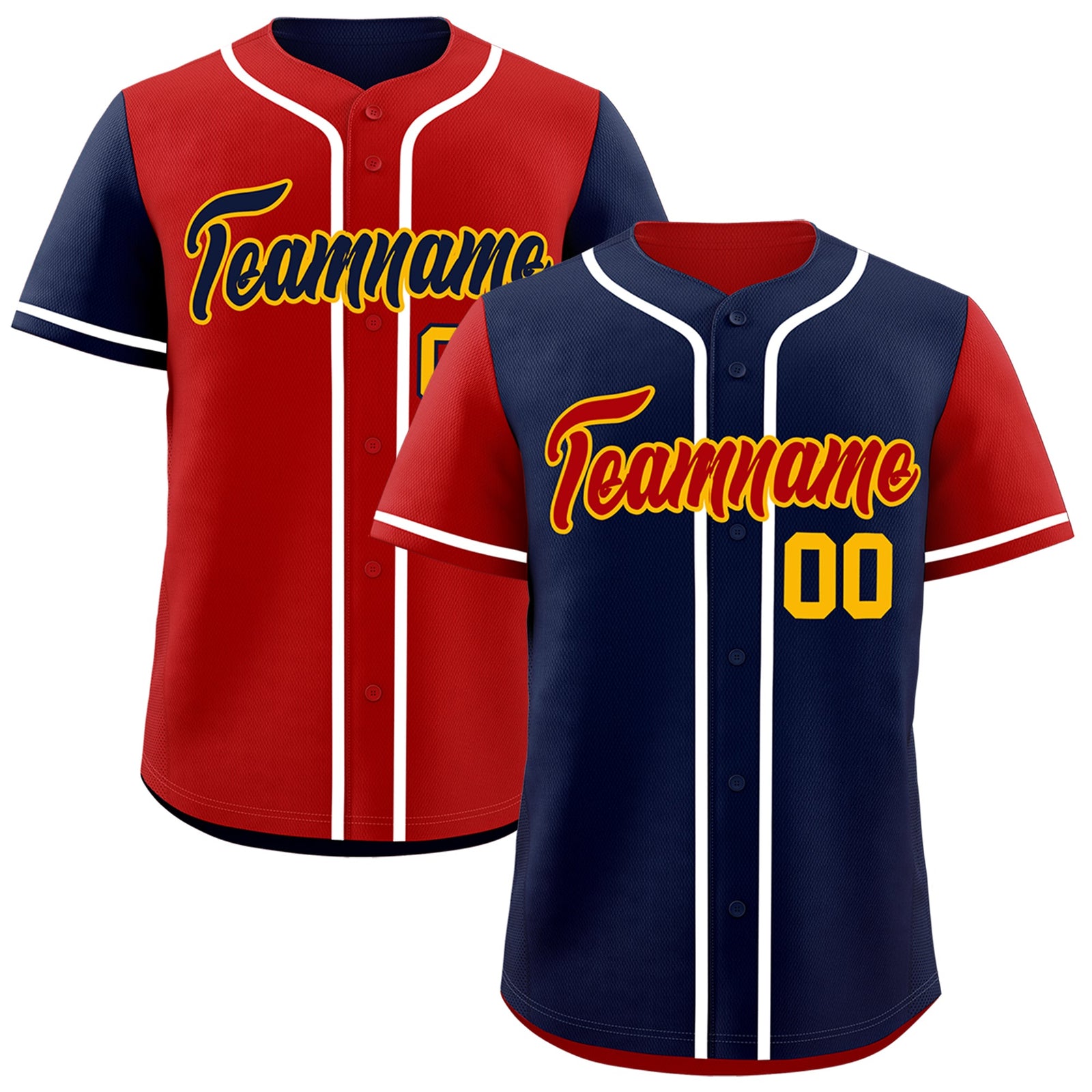 Custom Navy Cream Reversible Raglan Sleeves Baseball Jersey| KXKSHOP