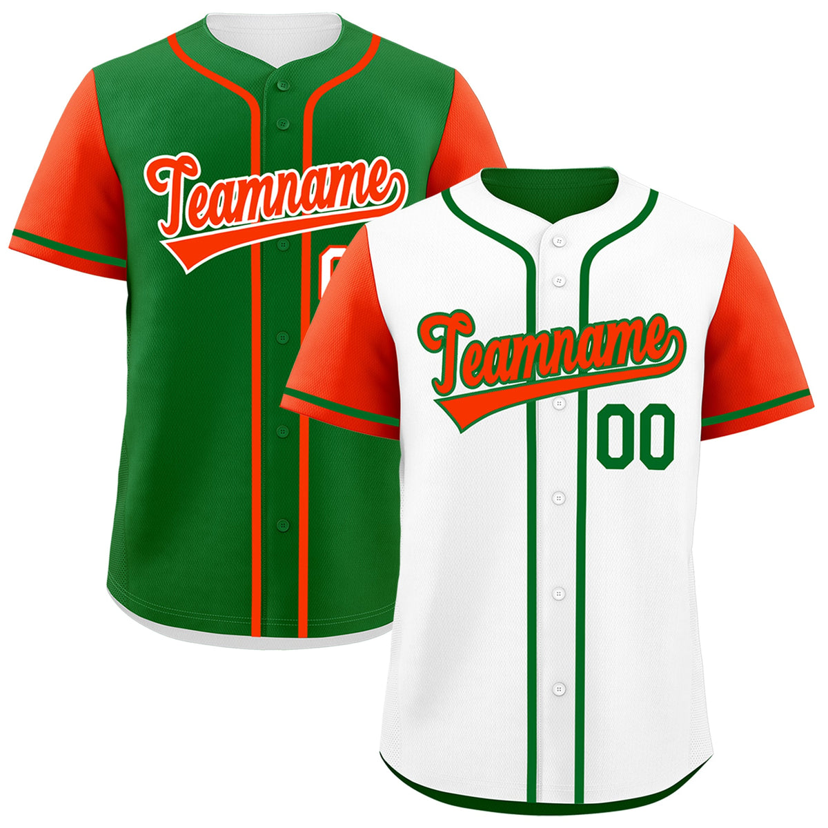 Custom Neon Green Black Reversible Raglan Sleeves Baseball Jersey| KXKSHOP