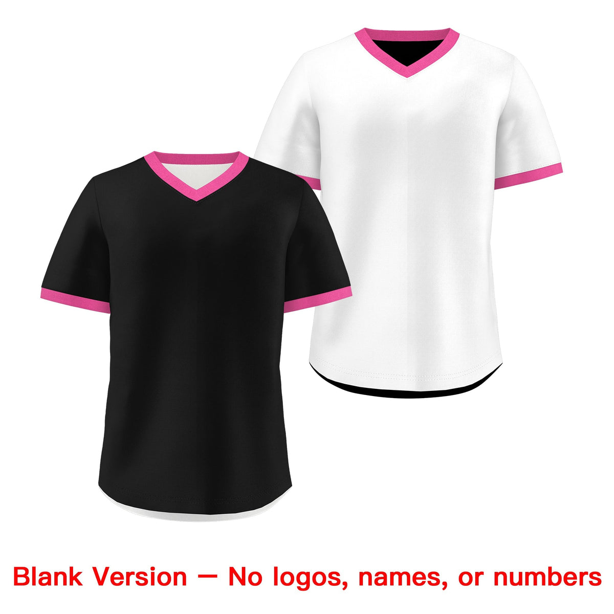 Custom White Black Pink Reversible Classic Style Breathable Baseball Jersey| KXKSHOP