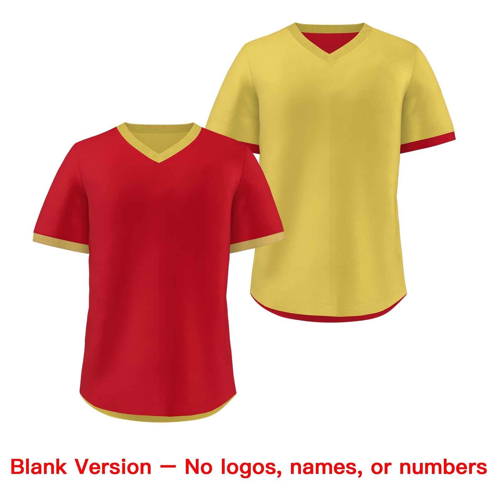 Custom Old Gold Red Reversible Classic Style Quick Dry Baseball Jersey| KXKSHOP