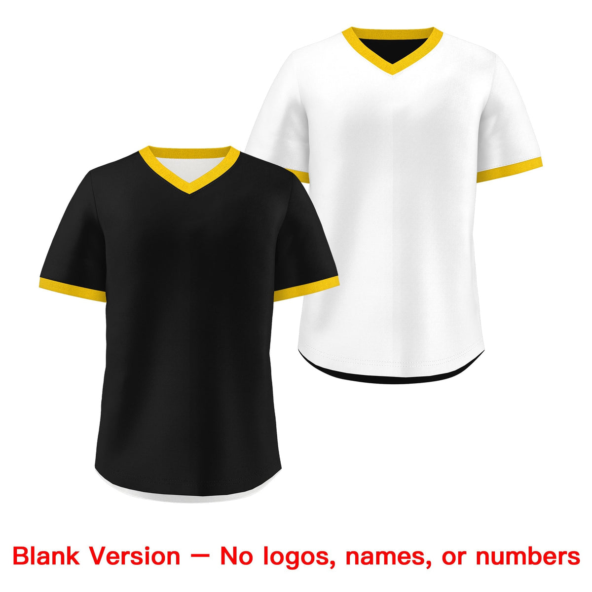 Custom White Black Gold Reversible Classic Style Lightweight Baseball Jersey| KXKSHOP
