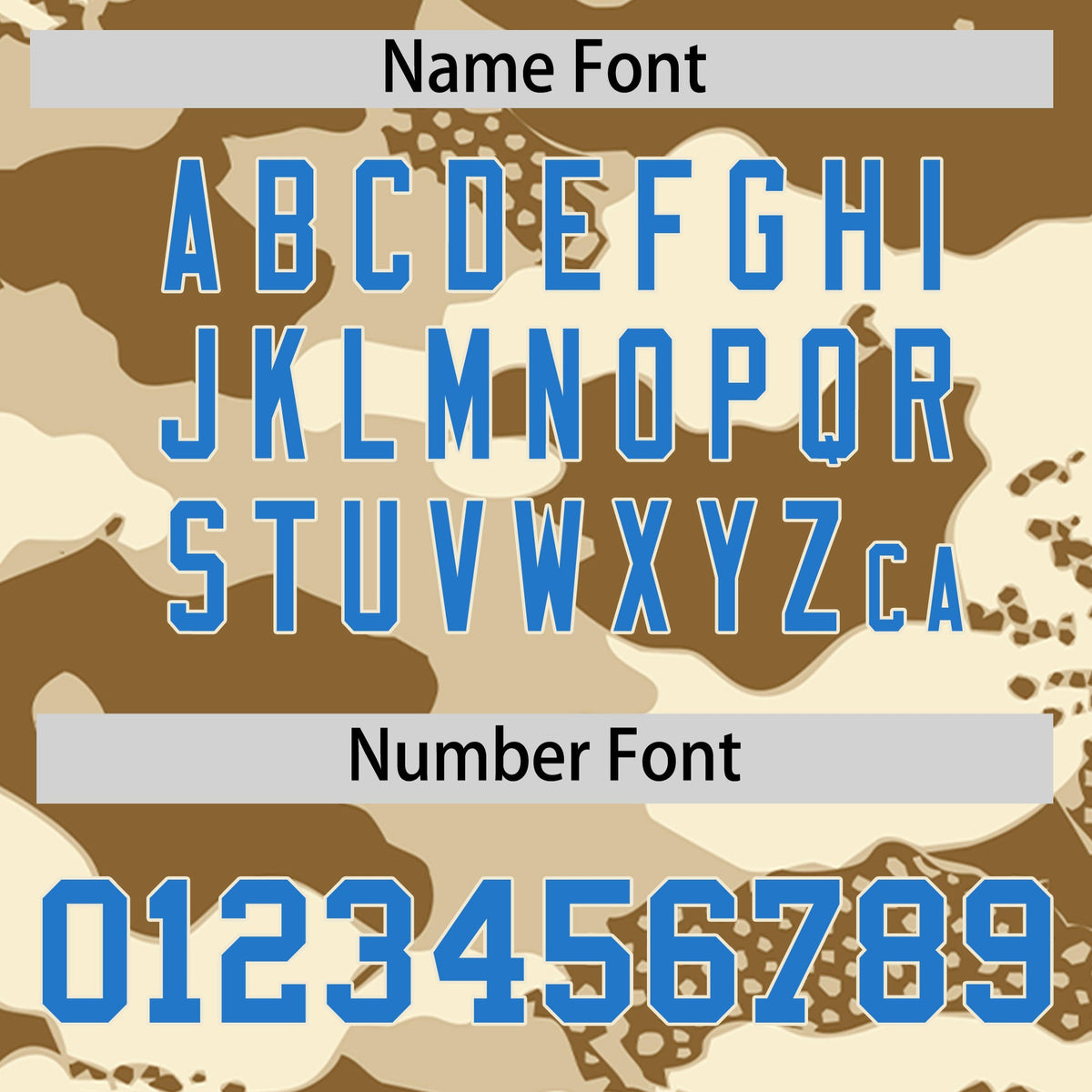 Custom Camel Cream Powder Blue Reversible Camo Lightweight Baseball Jersey| KXKSHOP