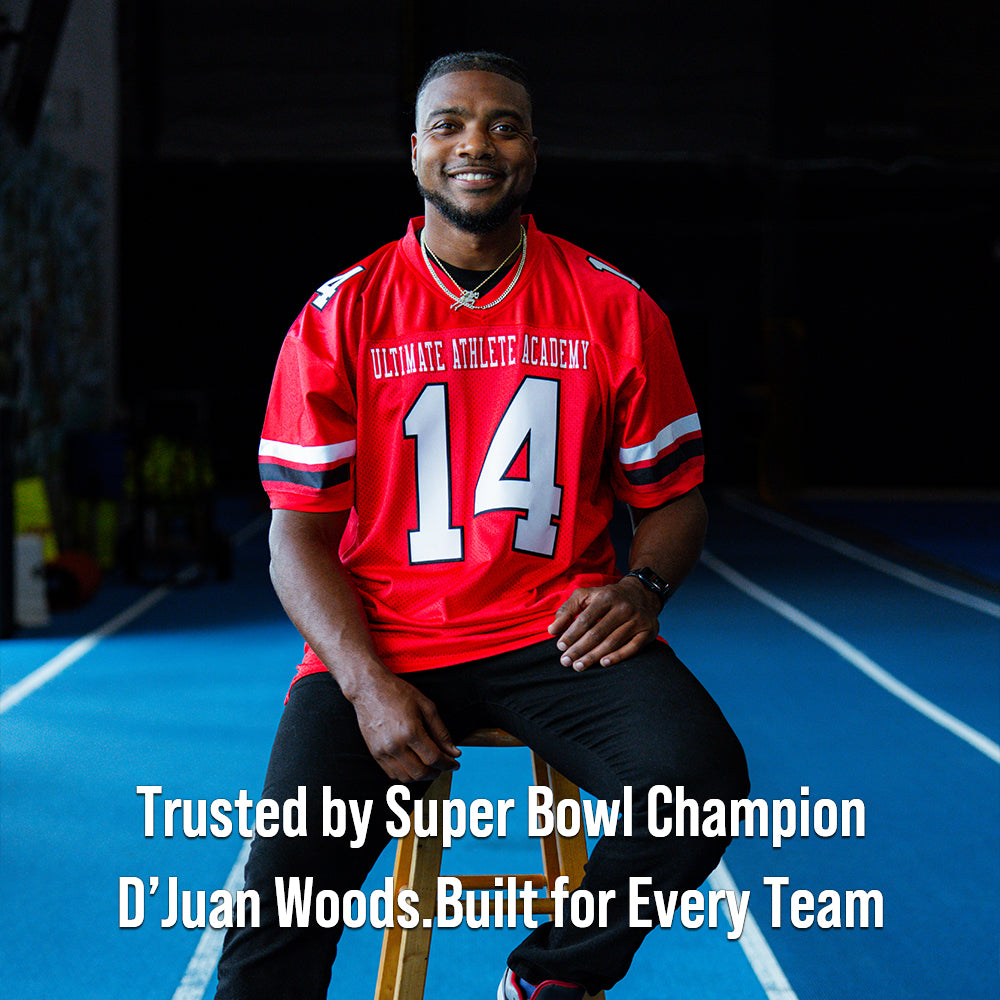 Custom Red White-Black Classic Style Mesh Authentic Football Jersey