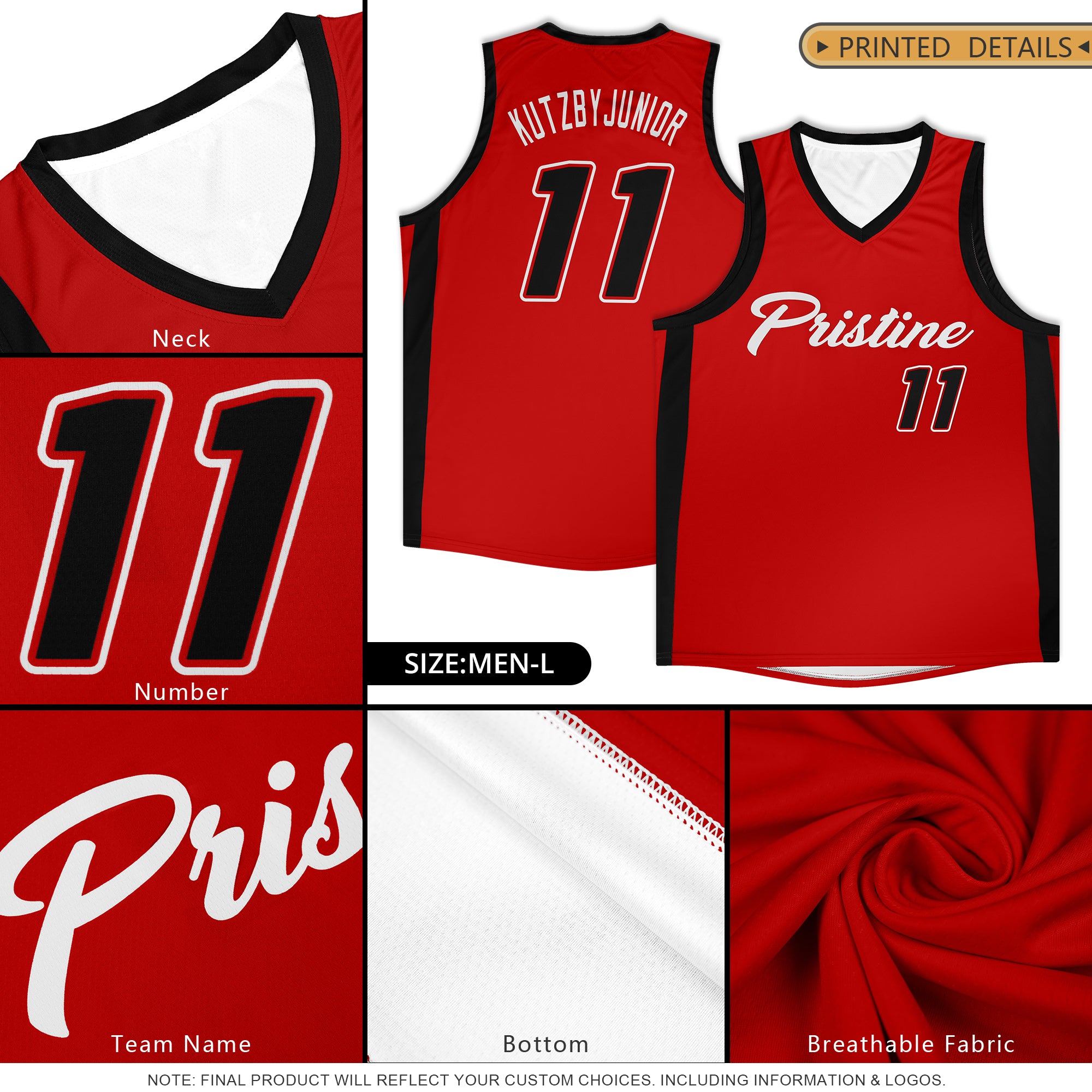 Custom Powder Blue Black Classic Tops Basketball Jersey