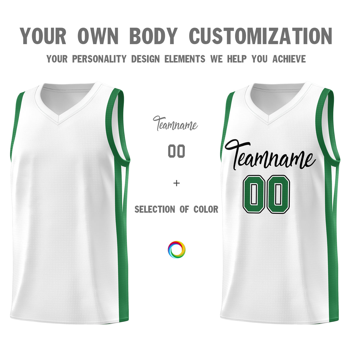 Custom White White Classic Tops Mesh Sport Basketball Jersey