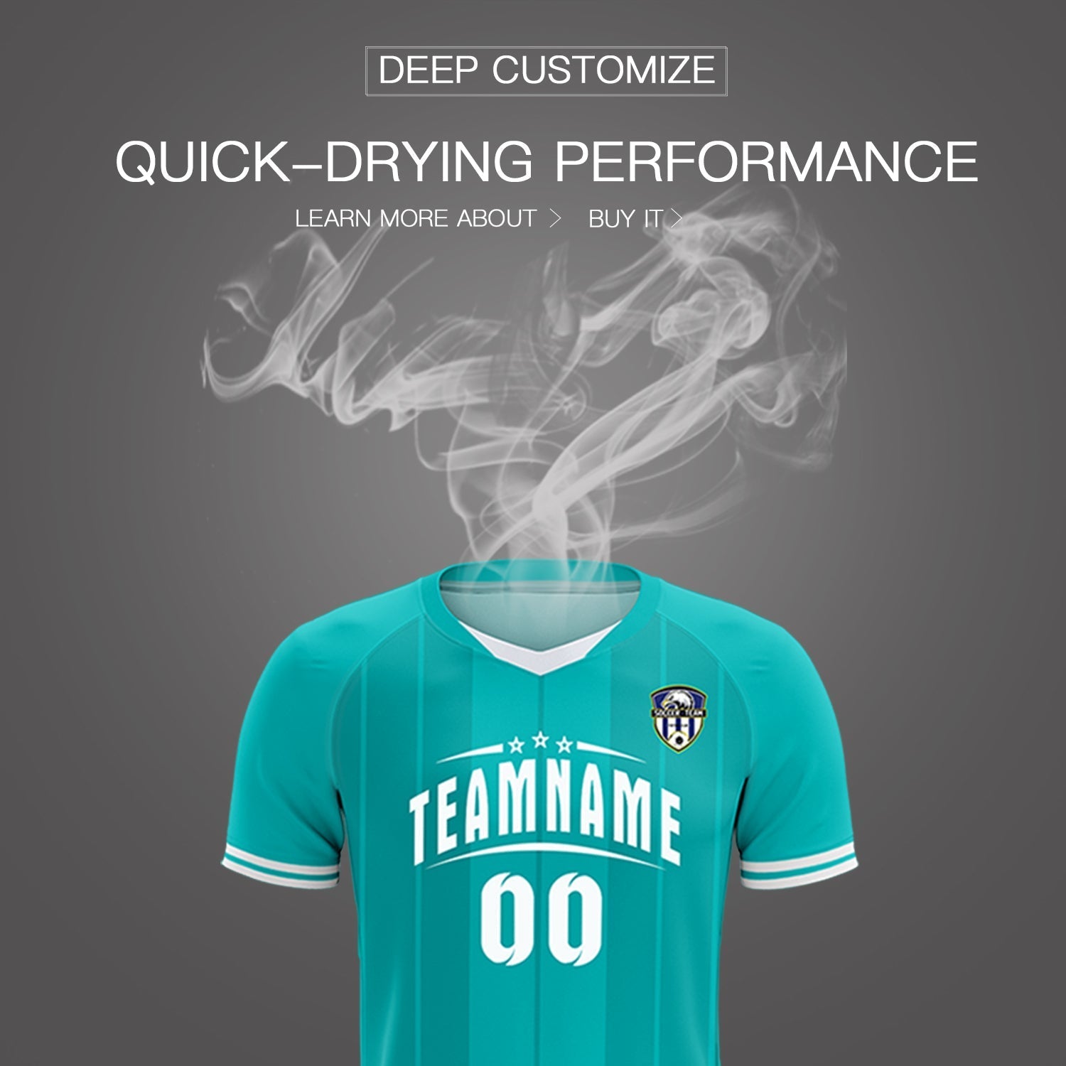 Custom Green Classic Striped Personalized Soccer Tops/Sets Jersey