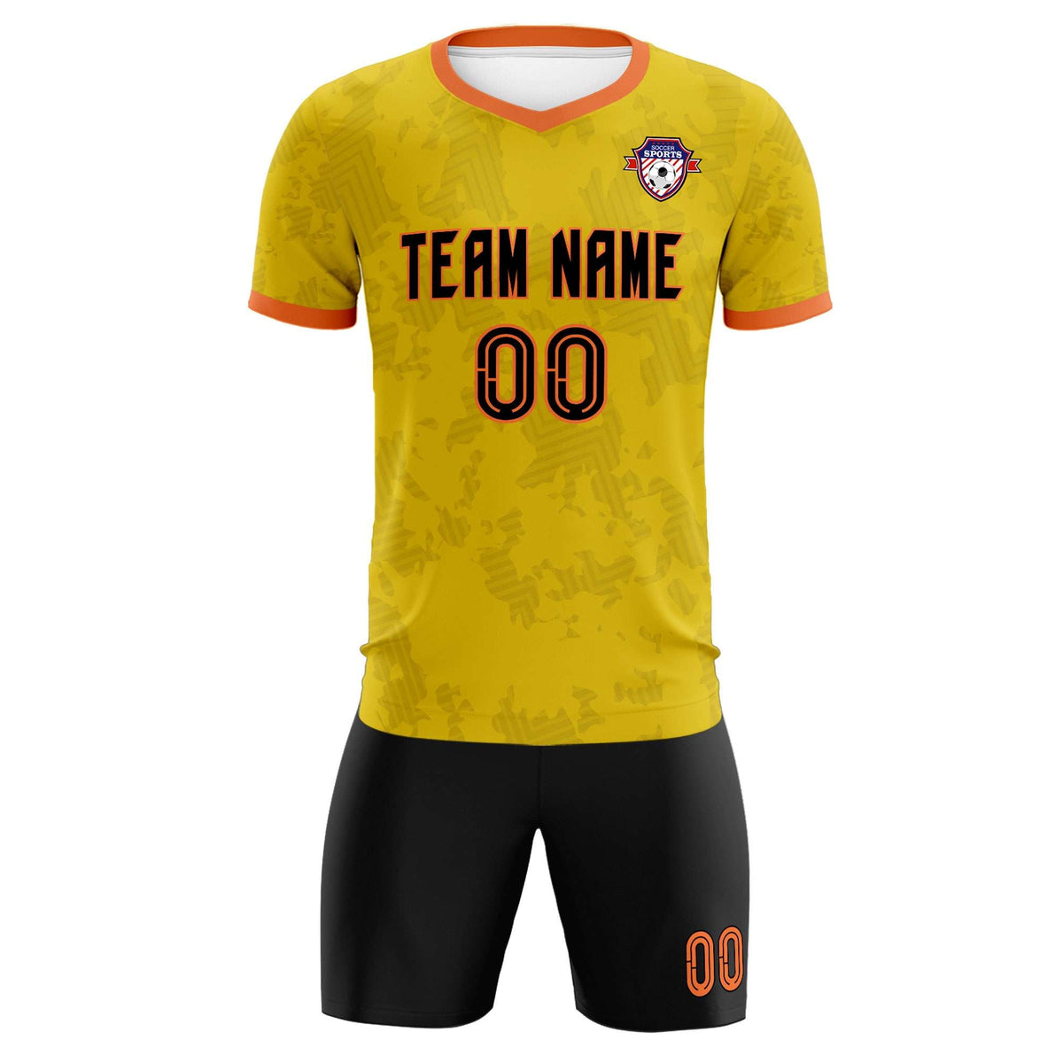 Custom Khaki Camo sports Soccer Tops/Sets Jersey