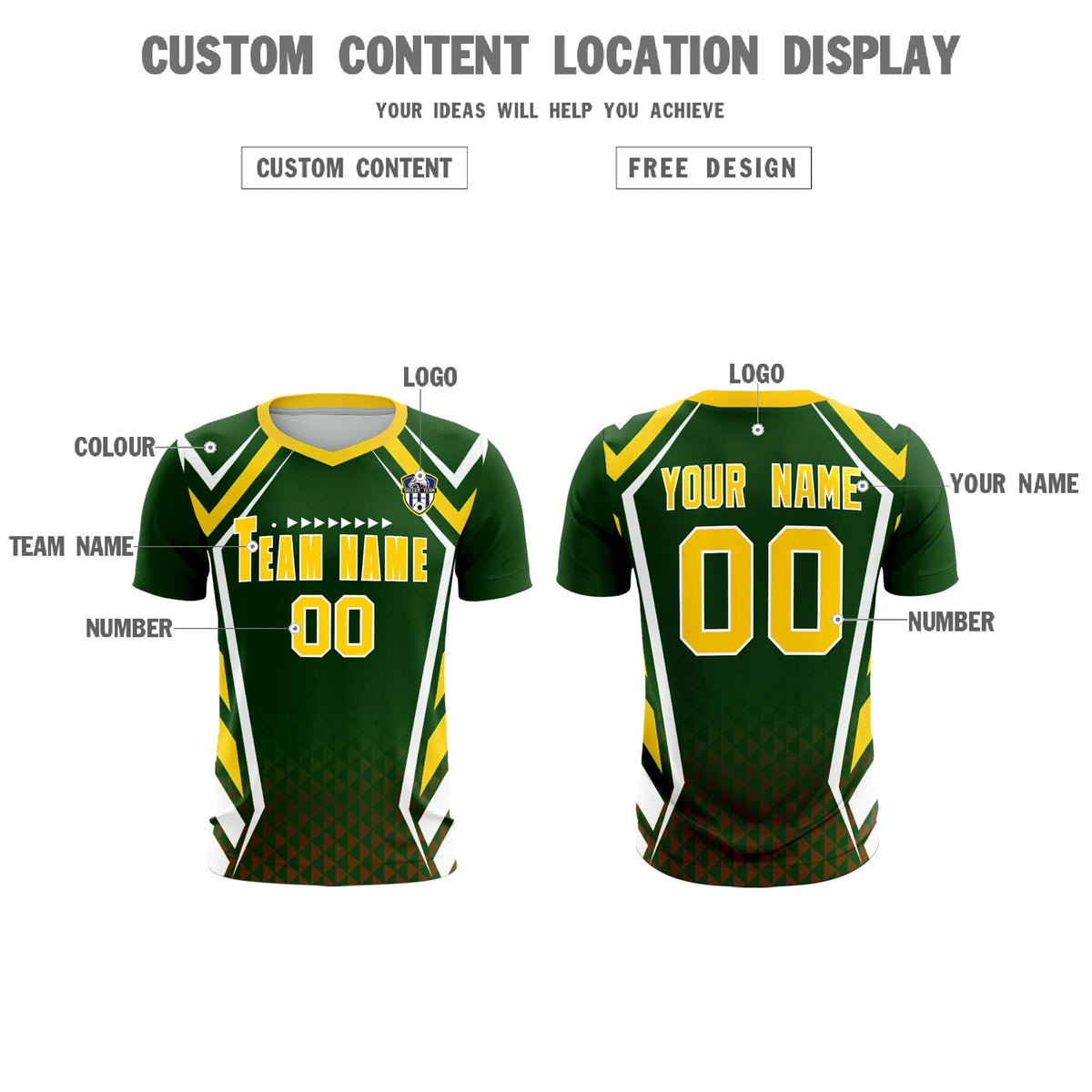 Custom Midnight Green Abstract Breathable Soccer Tops/Sets Jersey