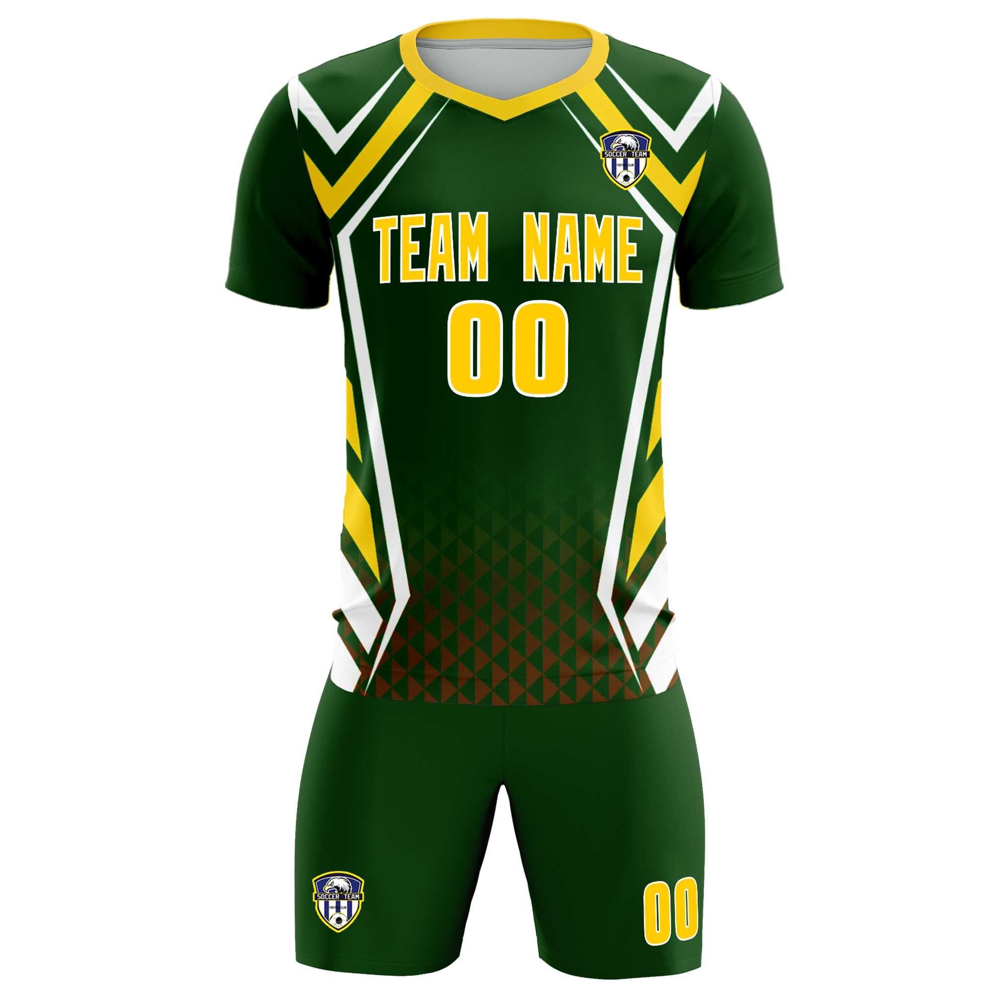 Custom Midnight Green Abstract Breathable Soccer Tops/Sets Jersey