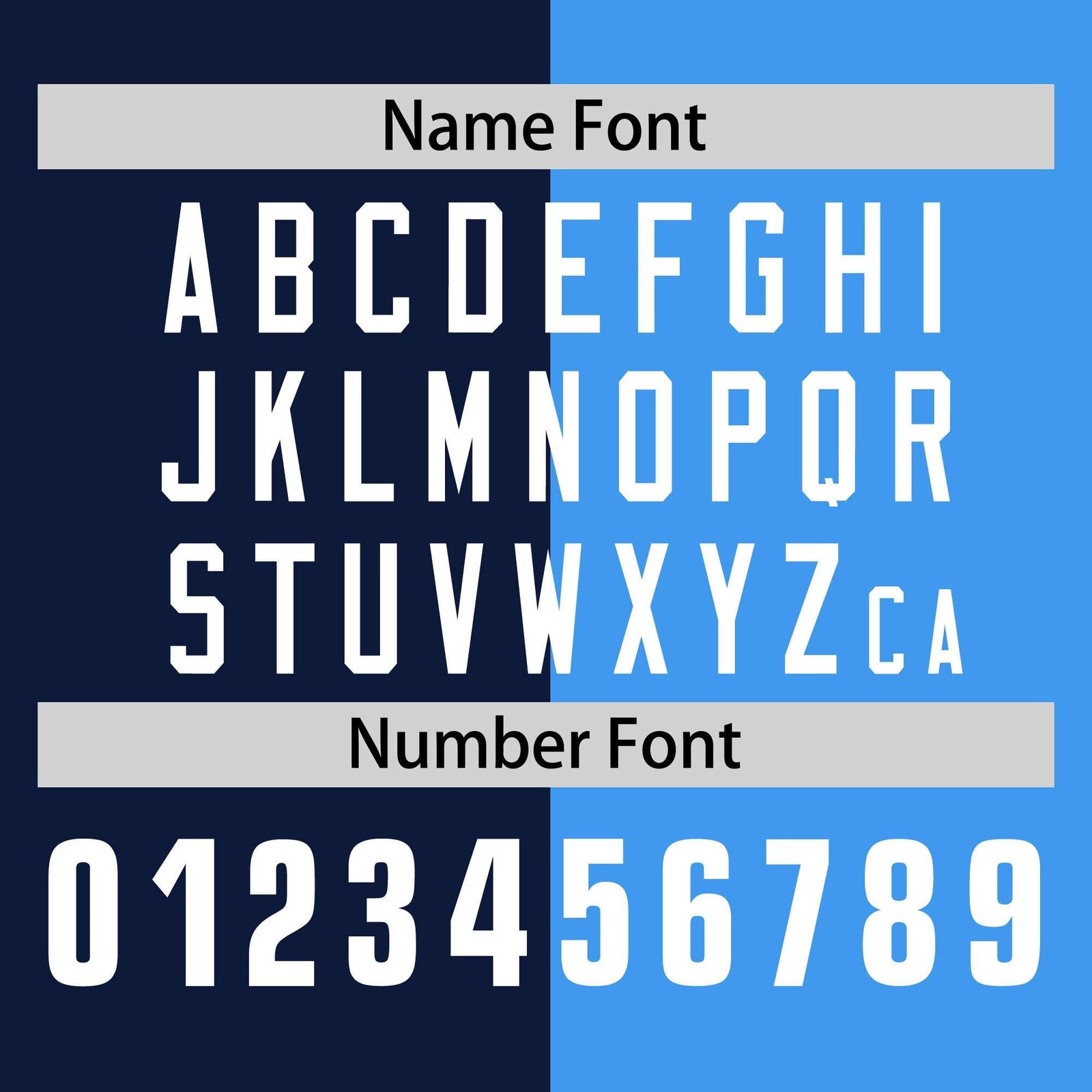 Custom Navy Powder Blue Neck Split Design Long Sleeve Performance T-Shirt