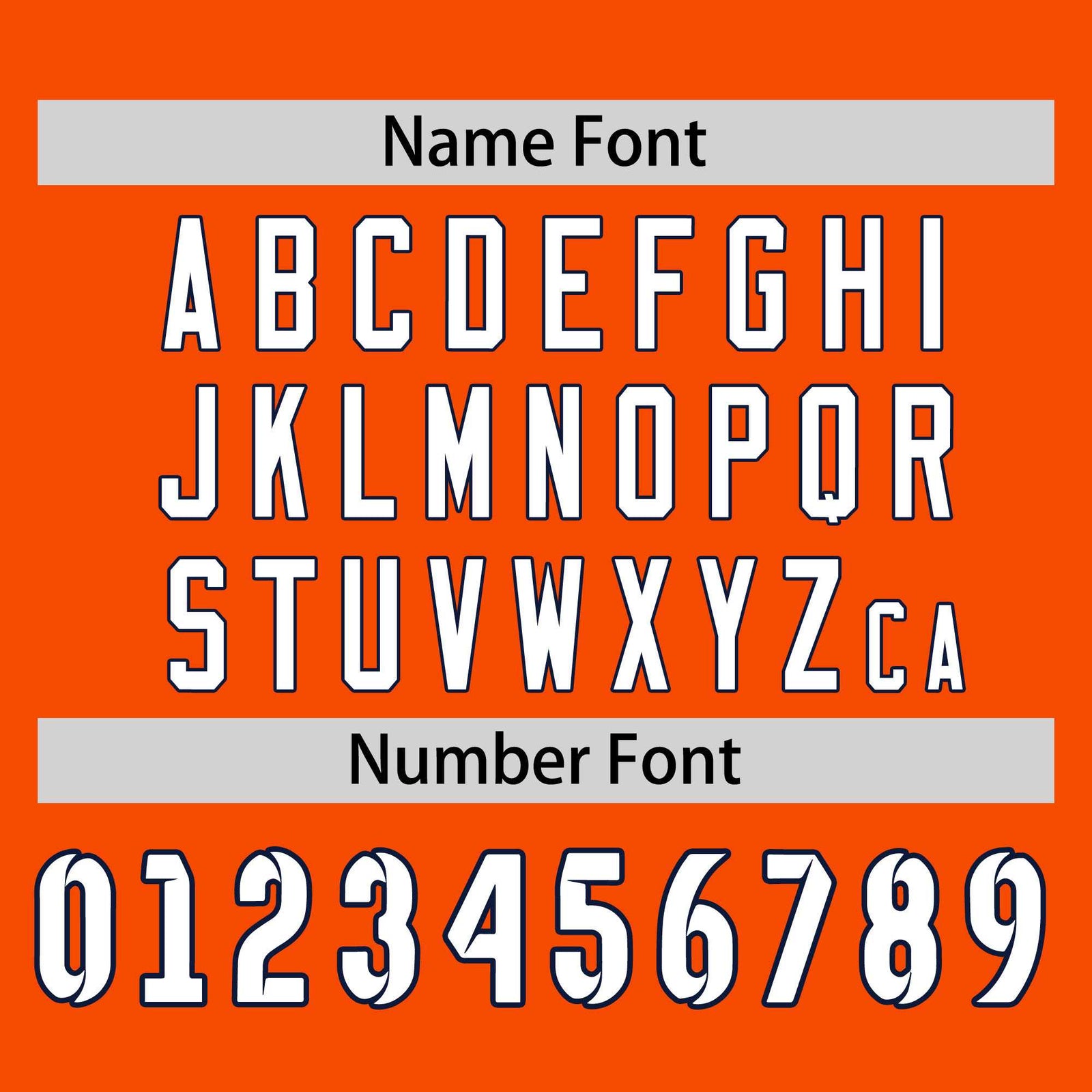 Custom Orange Navy Crew Neck Split Design Long Sleeve Performance T-Shirt