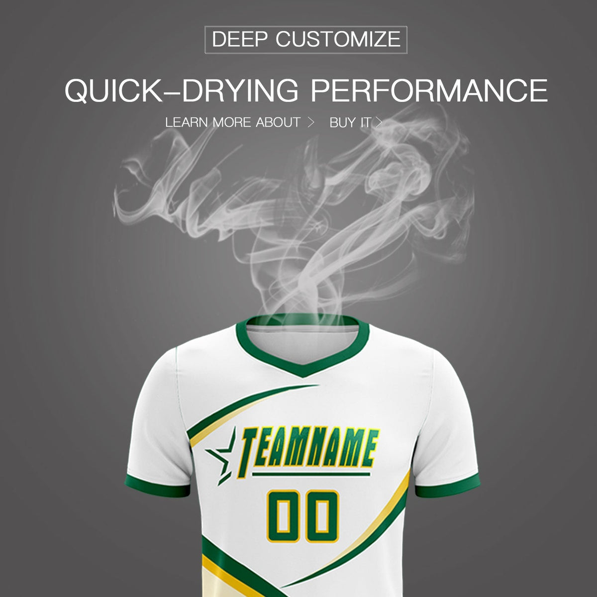 Custom White Kelly Green Color Block Training Uniform For Men Soccer Sets Jersey