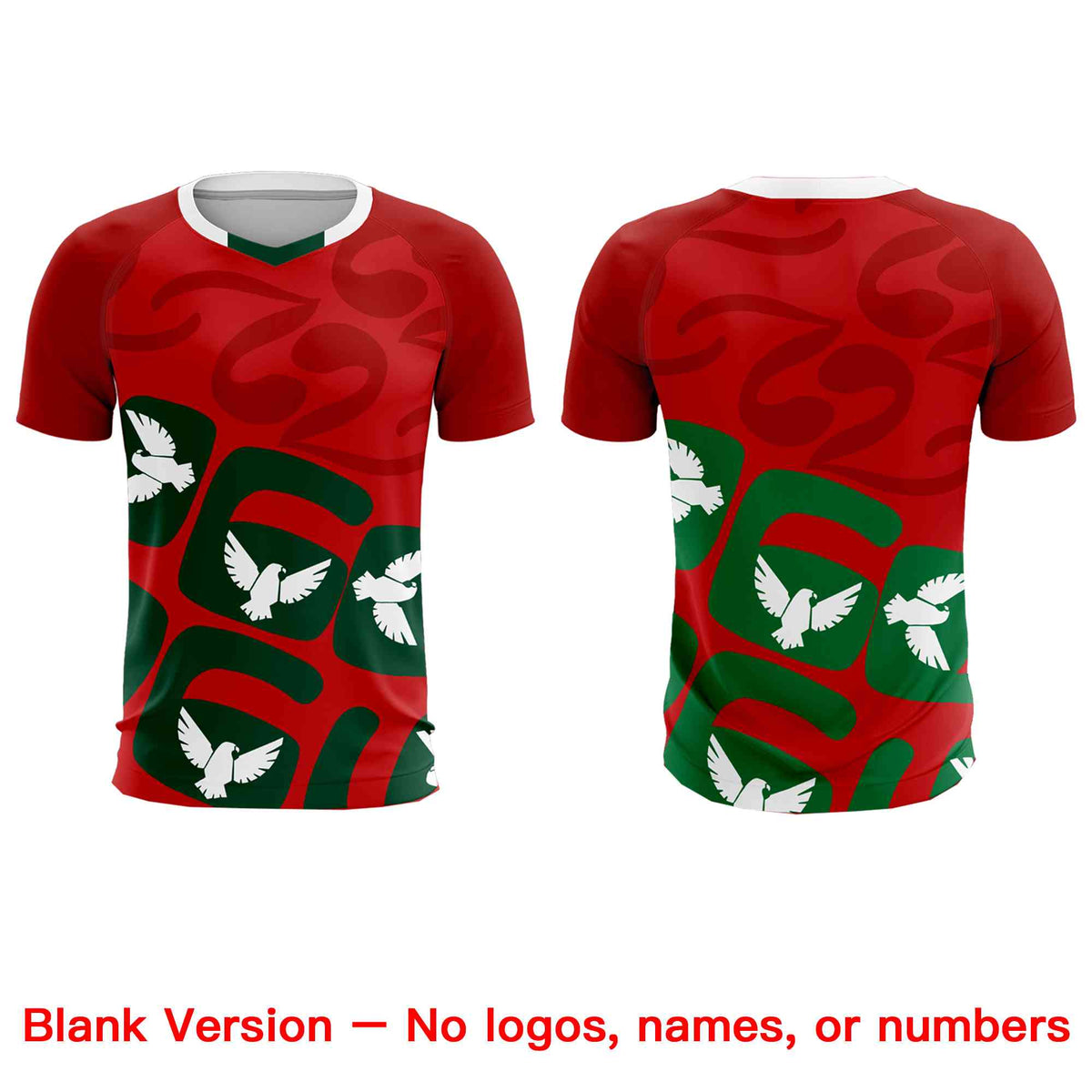 Custom Red Mexico Eagle World Cup Inspired Lightweight Graffiti Pattern Soccer Sets Jersey