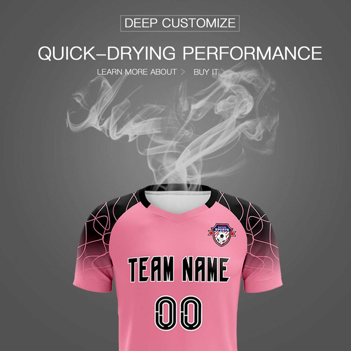 Custom Light Pink Classic Soccer Training Sets Jersey For Adults/Kids