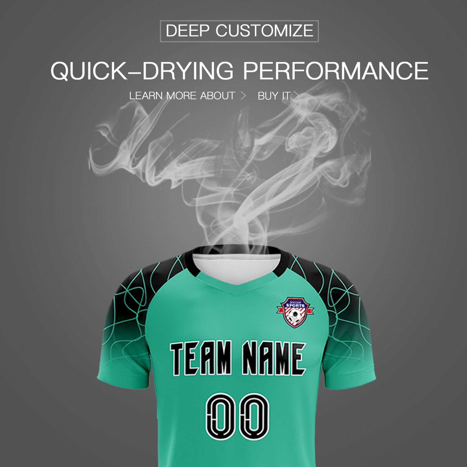 Custom Green Classic Soccer Training Sets Jersey For Adults/Kids